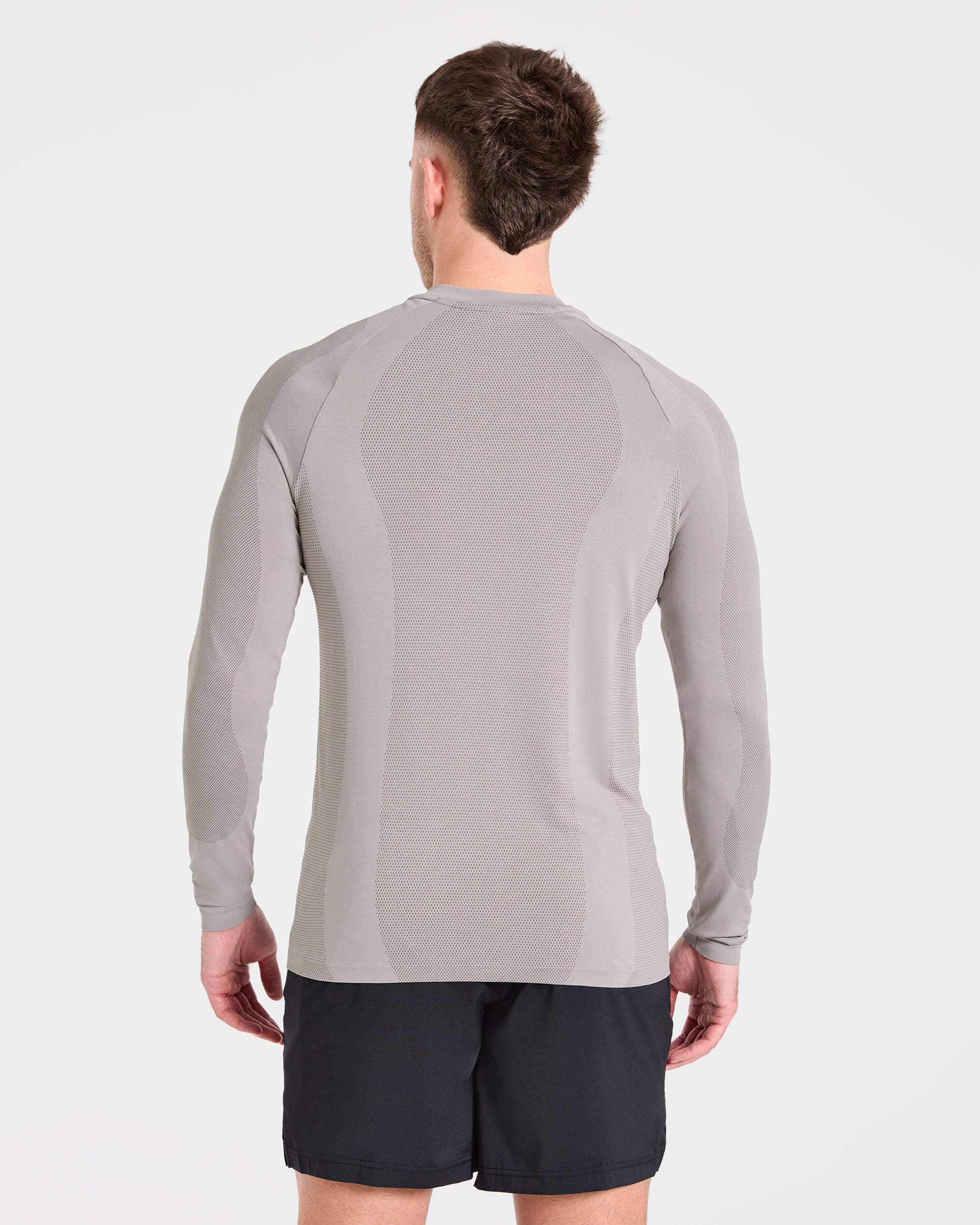 T-shirt a maniche lunghe senza cuciture Attain - Woodland Fog