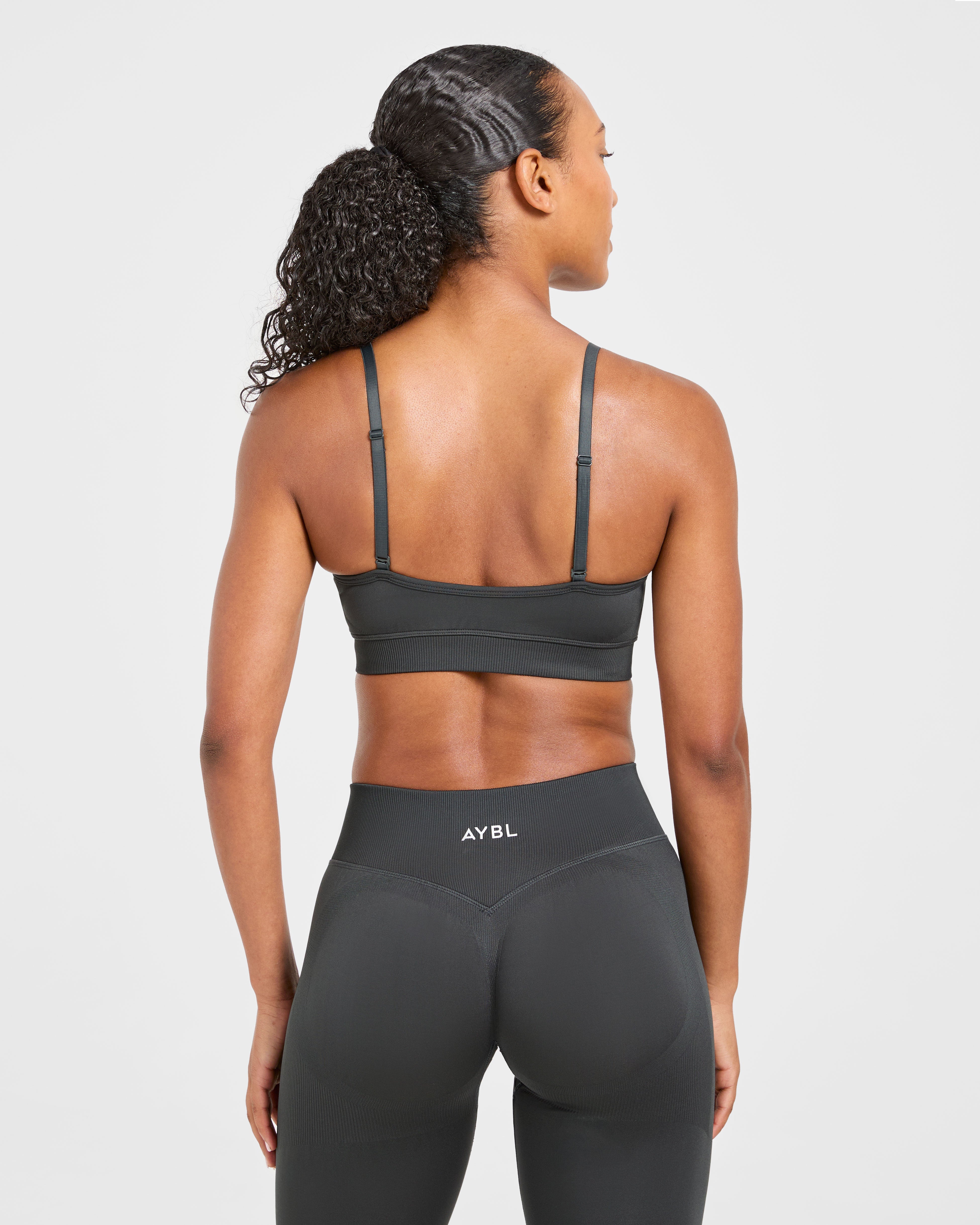 Adapt Sports Bra Senza Cuciture - Grigio Scuro
