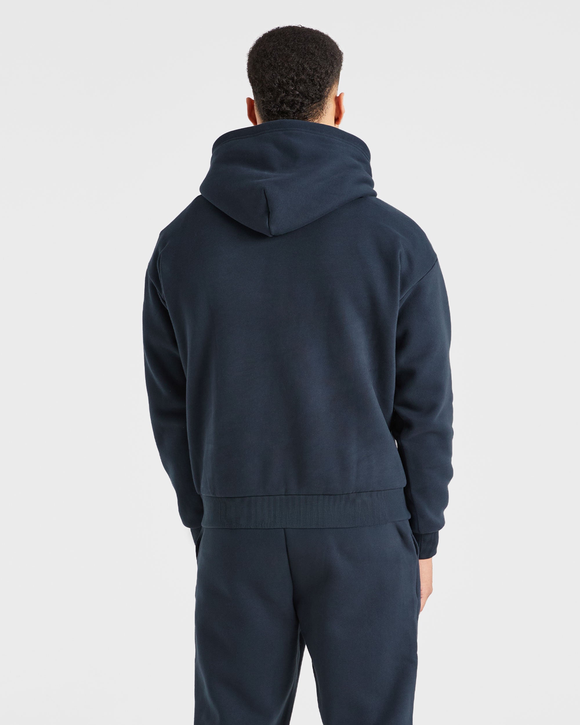 Felpa con Cappuccio Incisa - Blu Navy