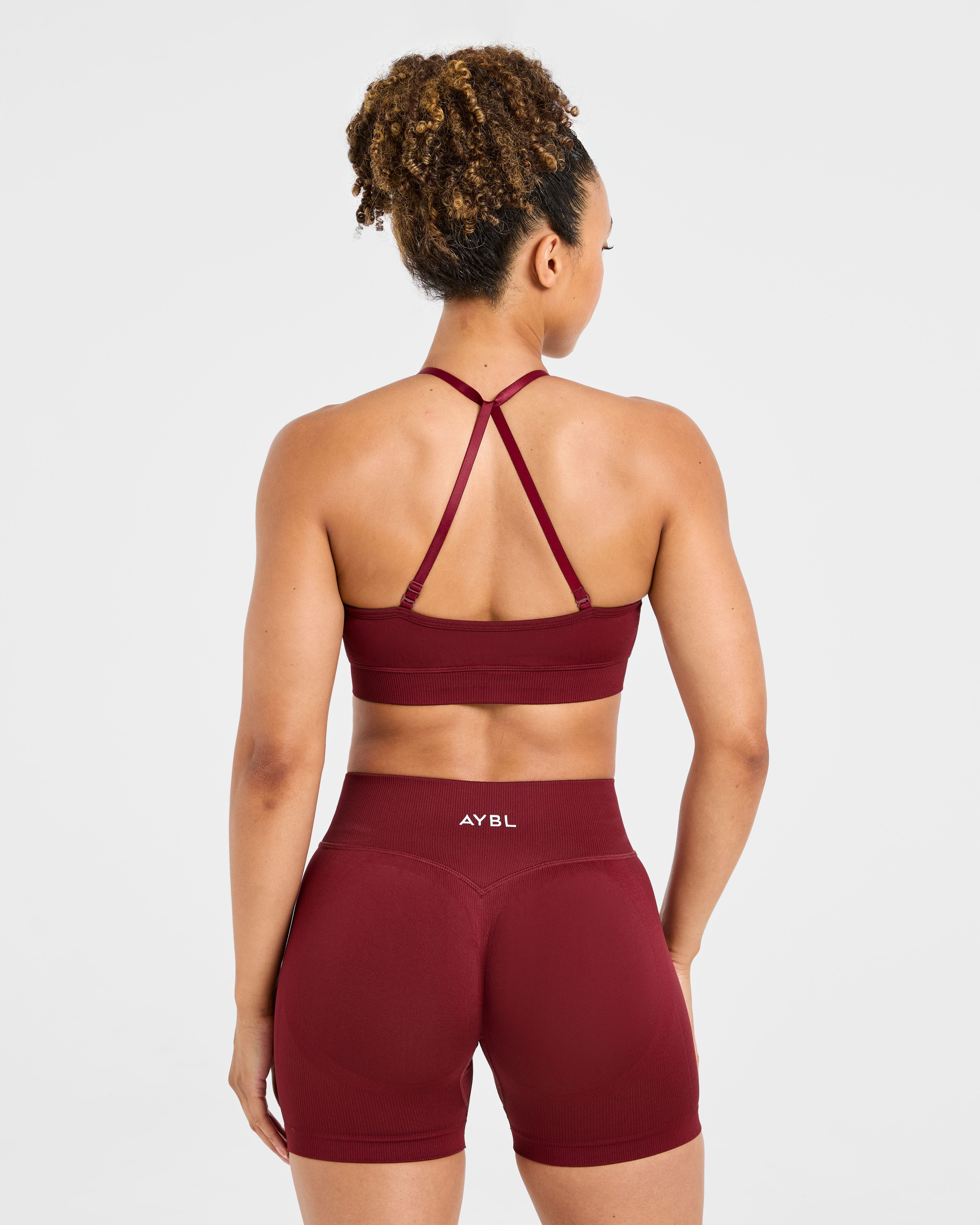 Adapt Sports Bra Senza Cuciture - Rosso Autunnale