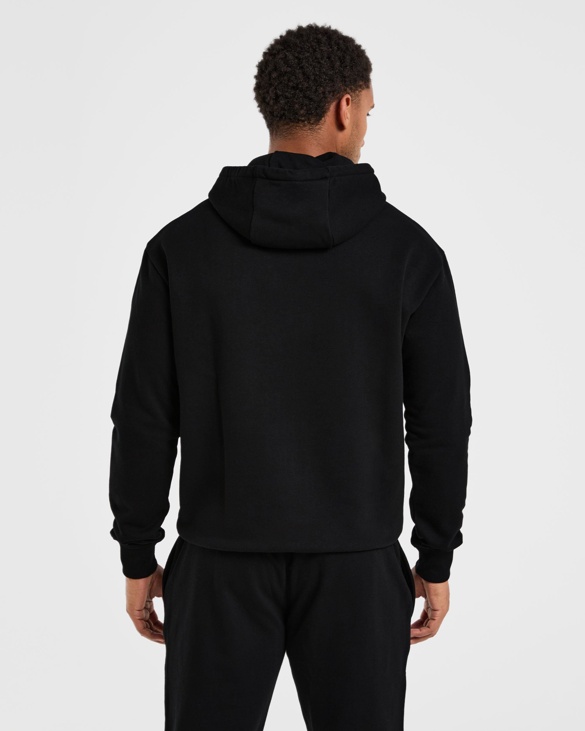 Essential Lightweight Hoodie - Nero