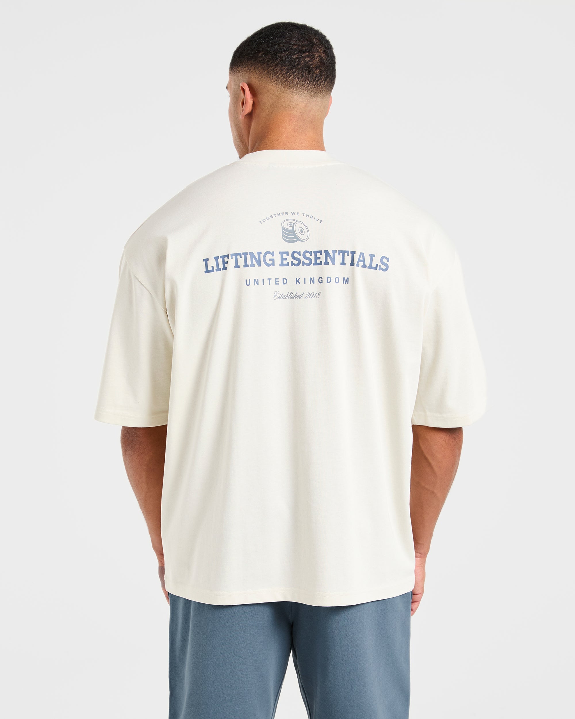 Apex Lifting Essentials T-Shirt Oversize - Bianco