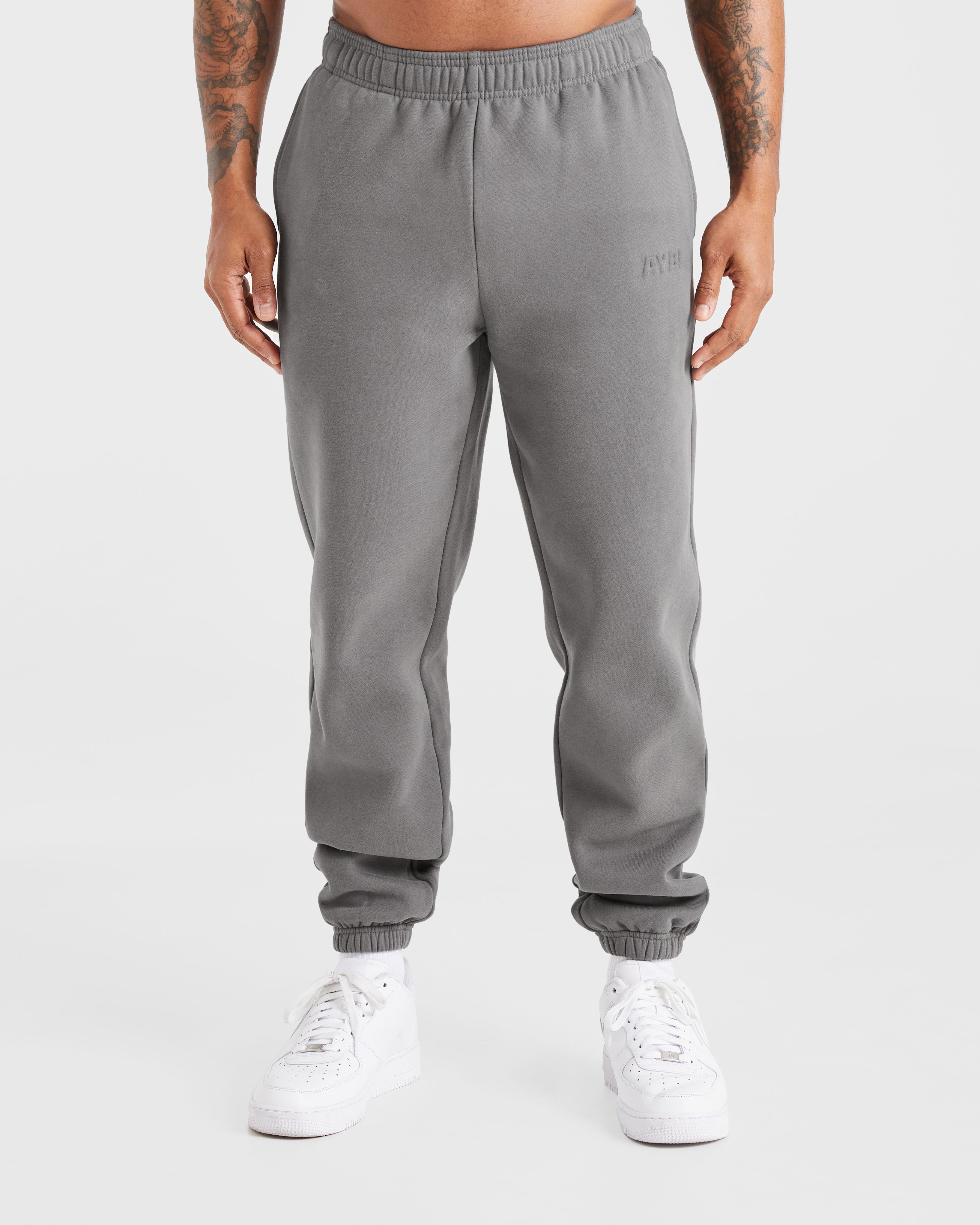 Pantaloni Jogger Incisi - Grigio Acciaio