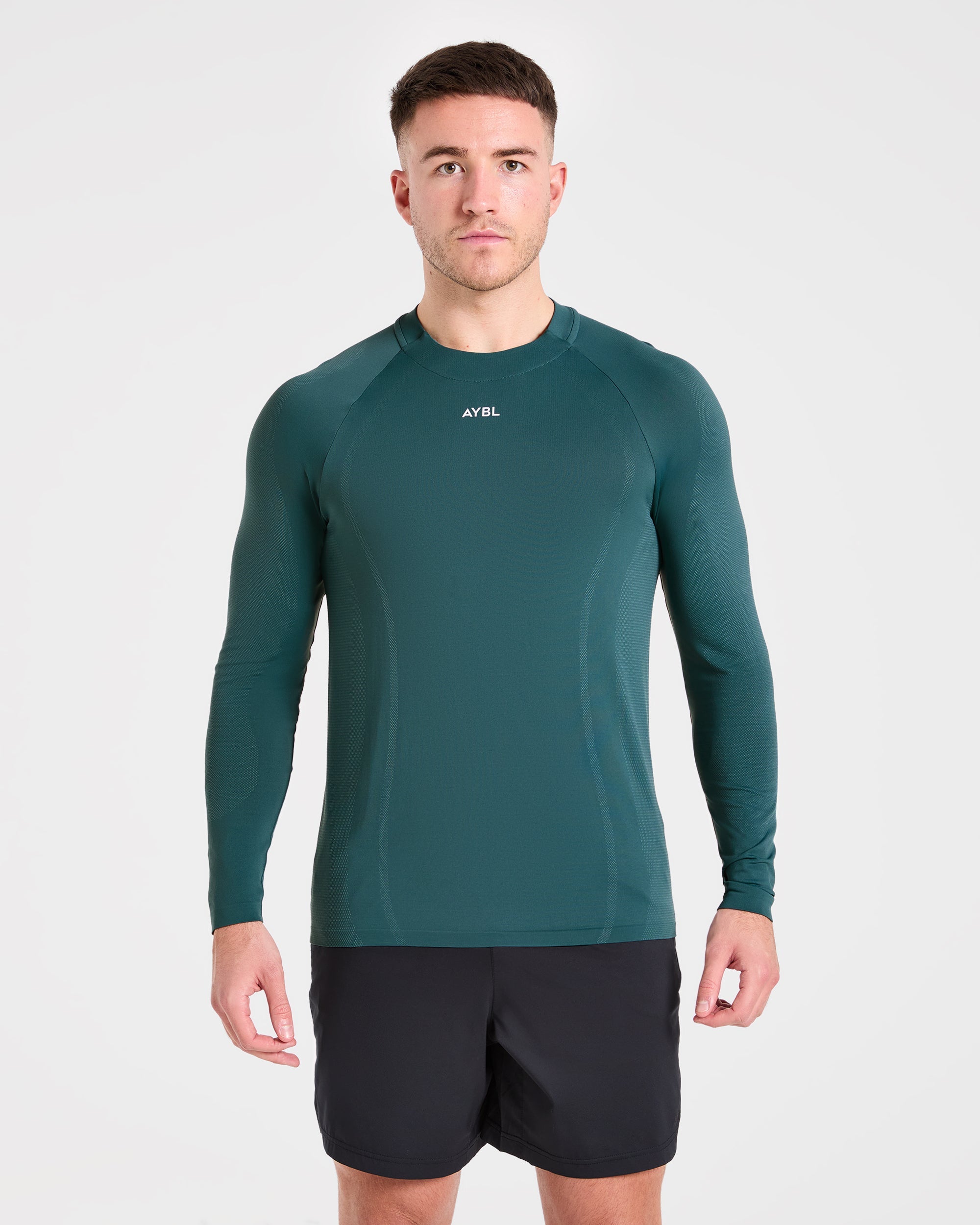 T-shirt a maniche lunghe senza cuciture Attain - Foresta di pini