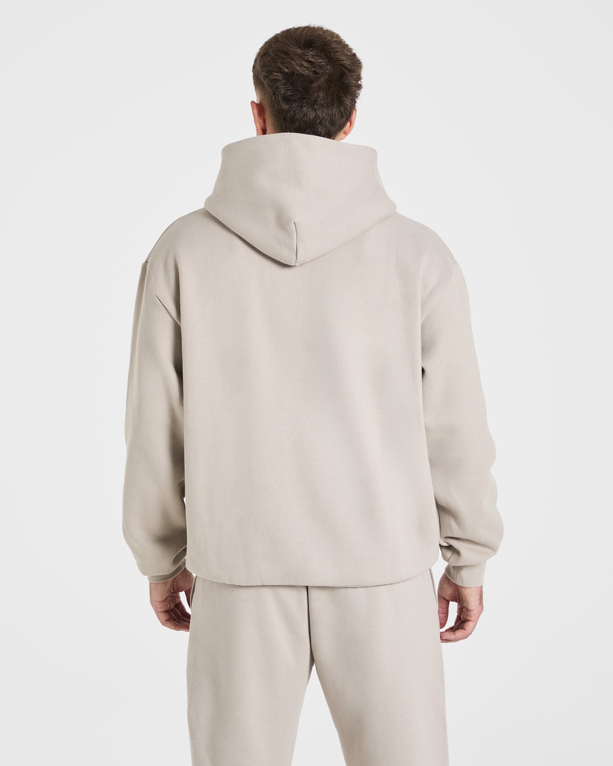 Essenziale Felpa Oversized - Pietra