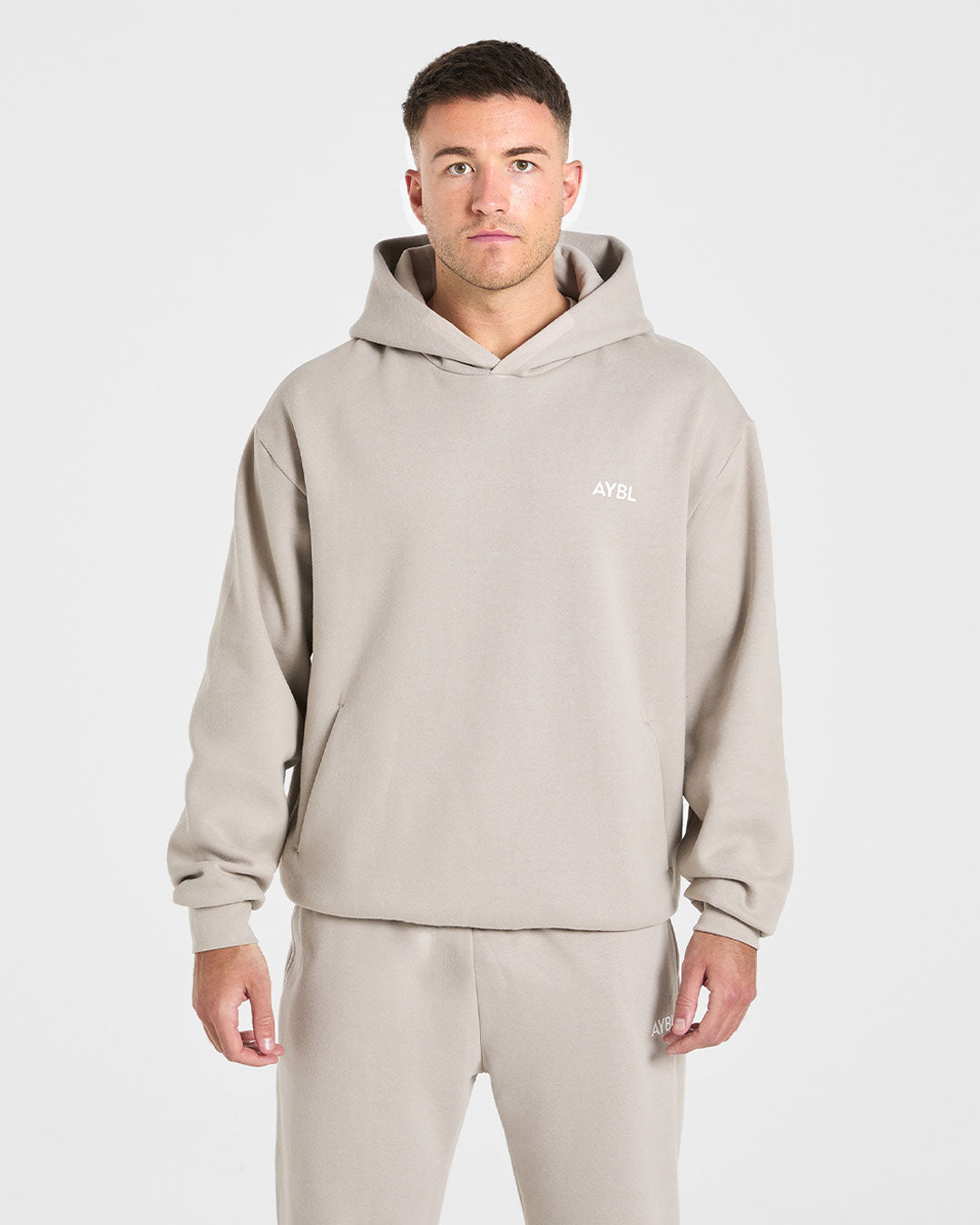 Essenziale Felpa Oversized - Pietra