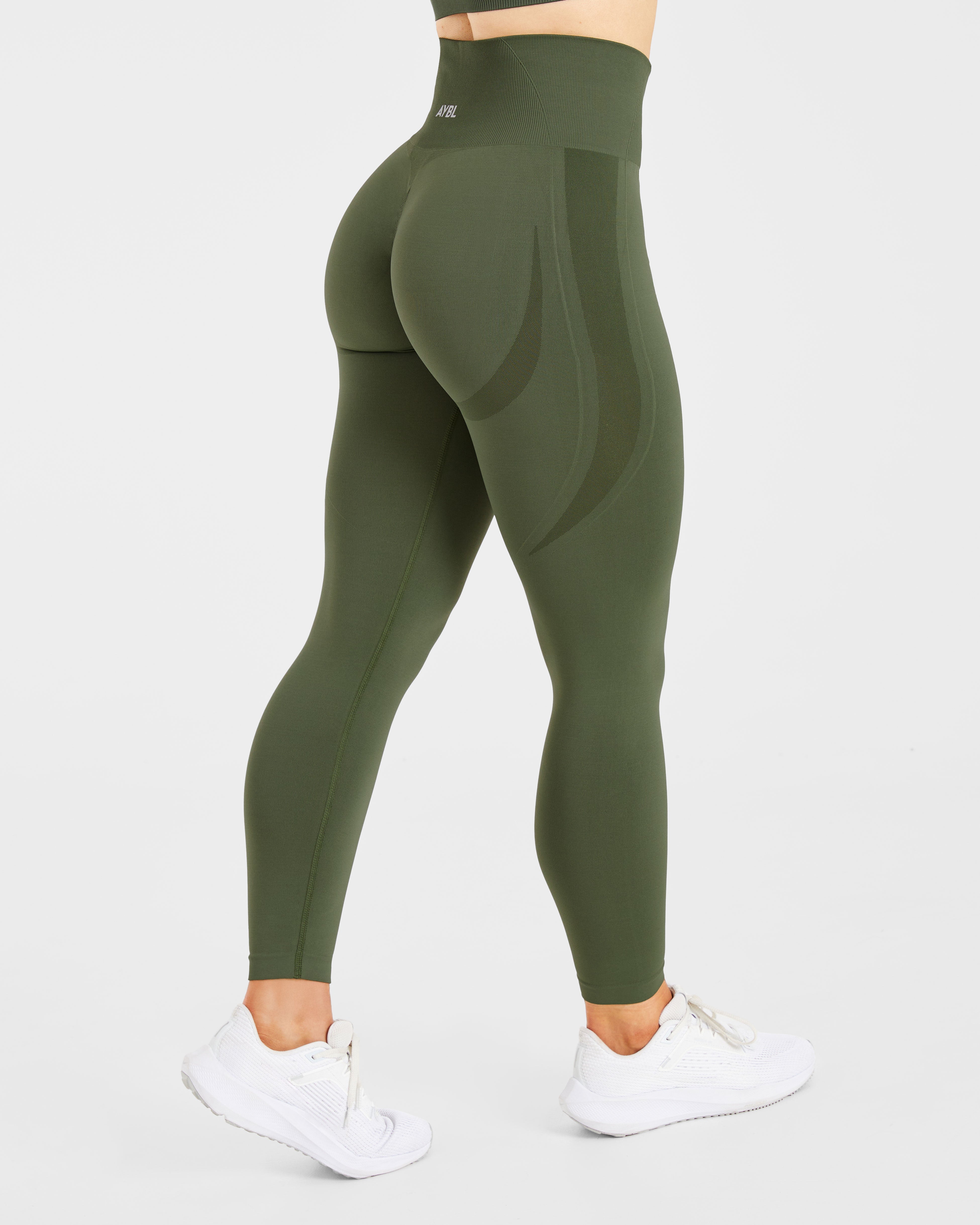 Empower Seamless Leggings - Verde Kaki
