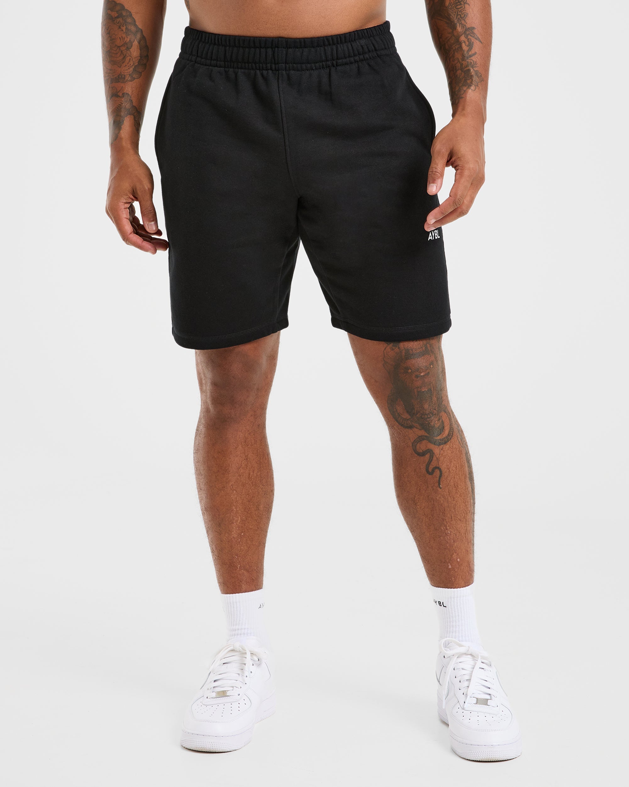 Shorts 7" Leggeri Essenziali - Nero