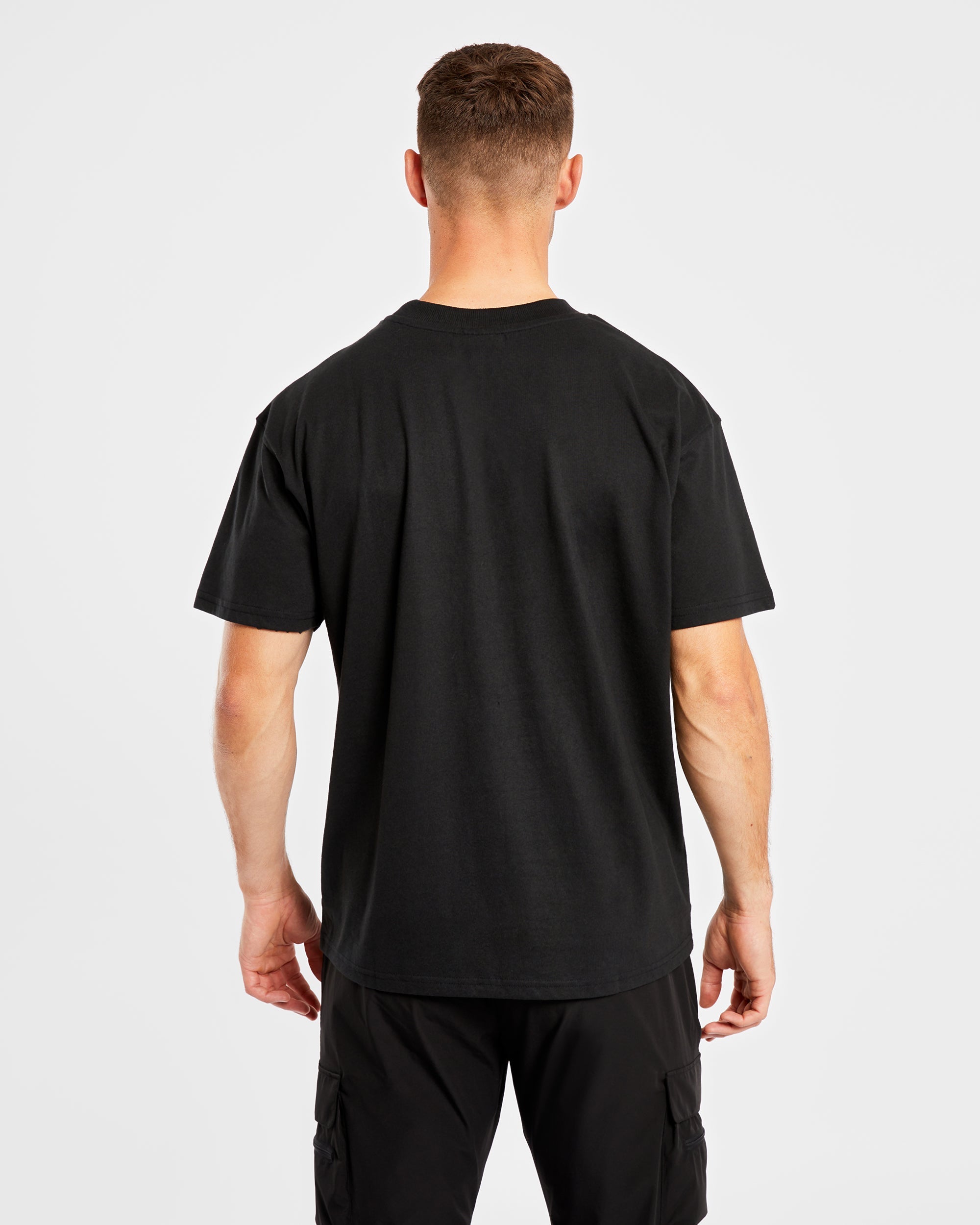 T-shirt Oversized Athletics Varsity - Nero