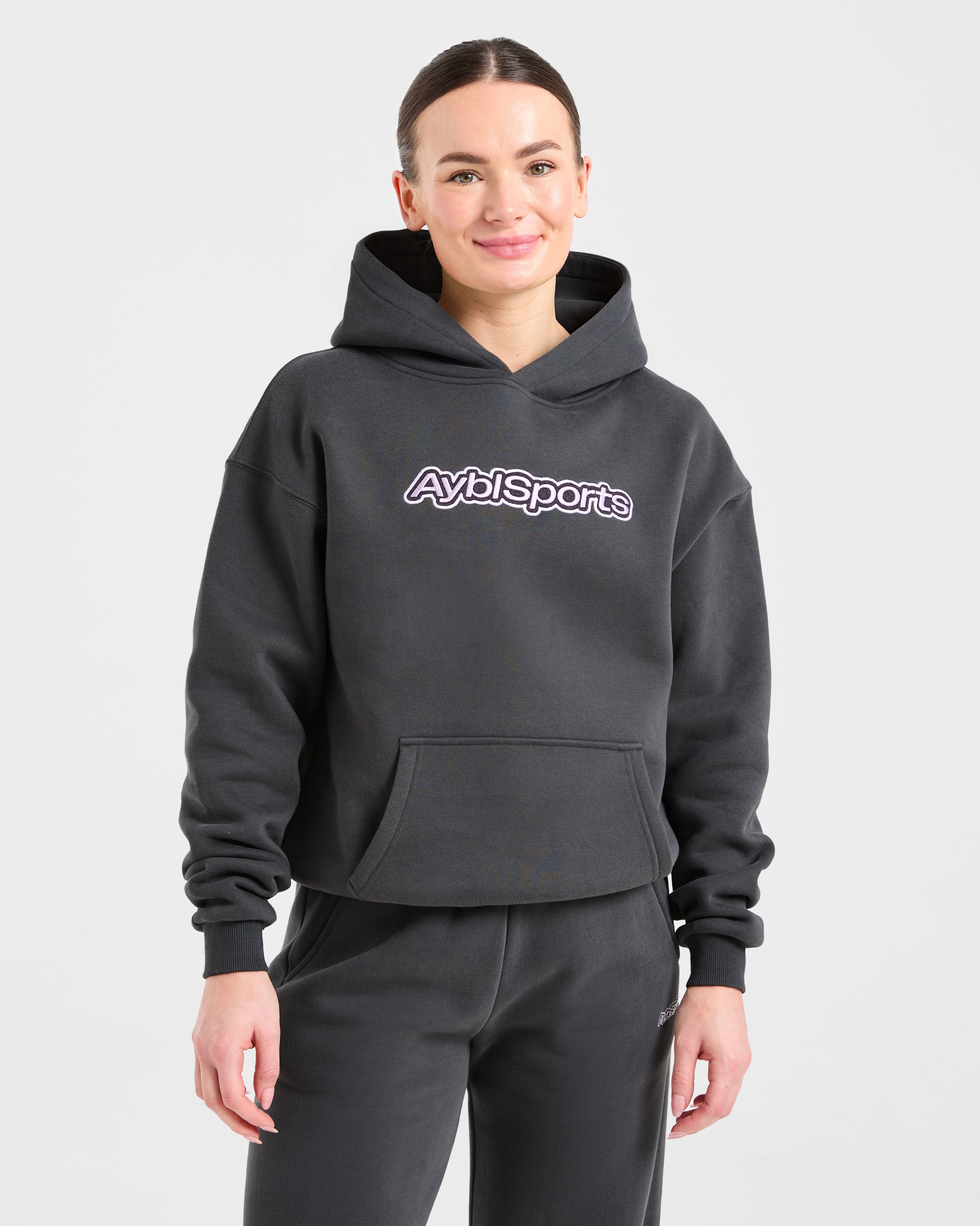 AYBL Sports Outline Felpa Oversized - Grigio