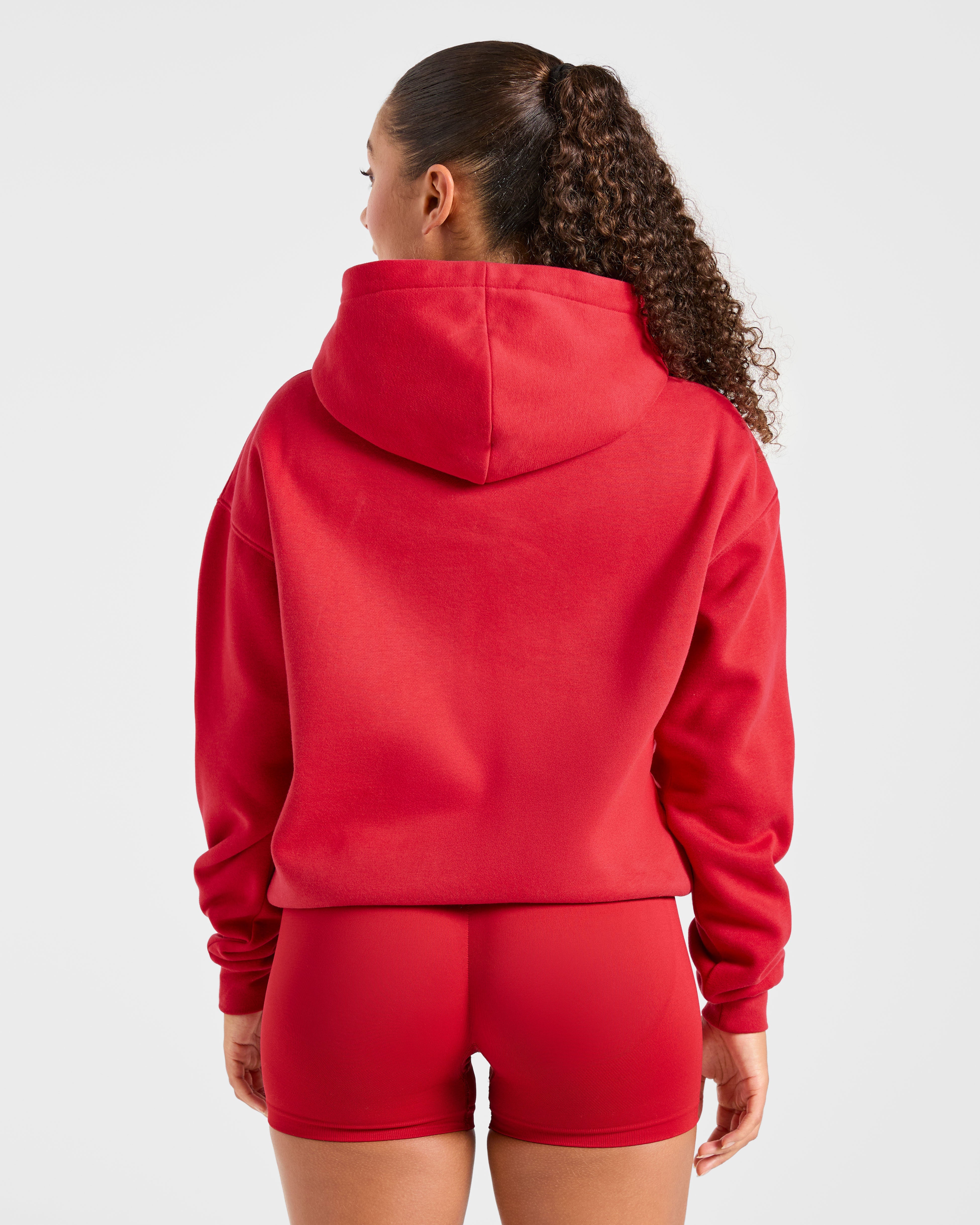 Varsity 2.0 Felpa Oversized - Rosso