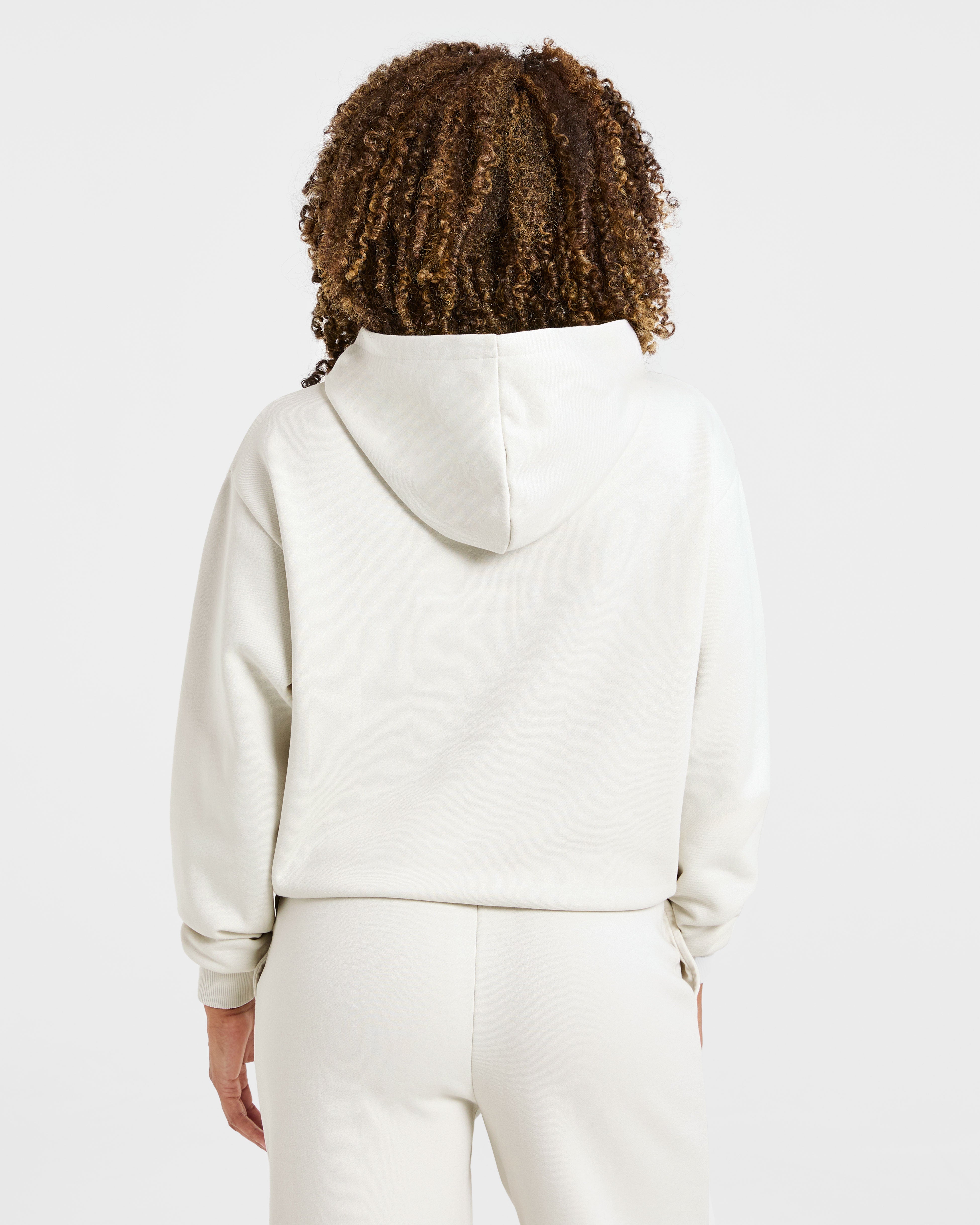 Lifestyle Oversized Hoodie - Bianco Avorio