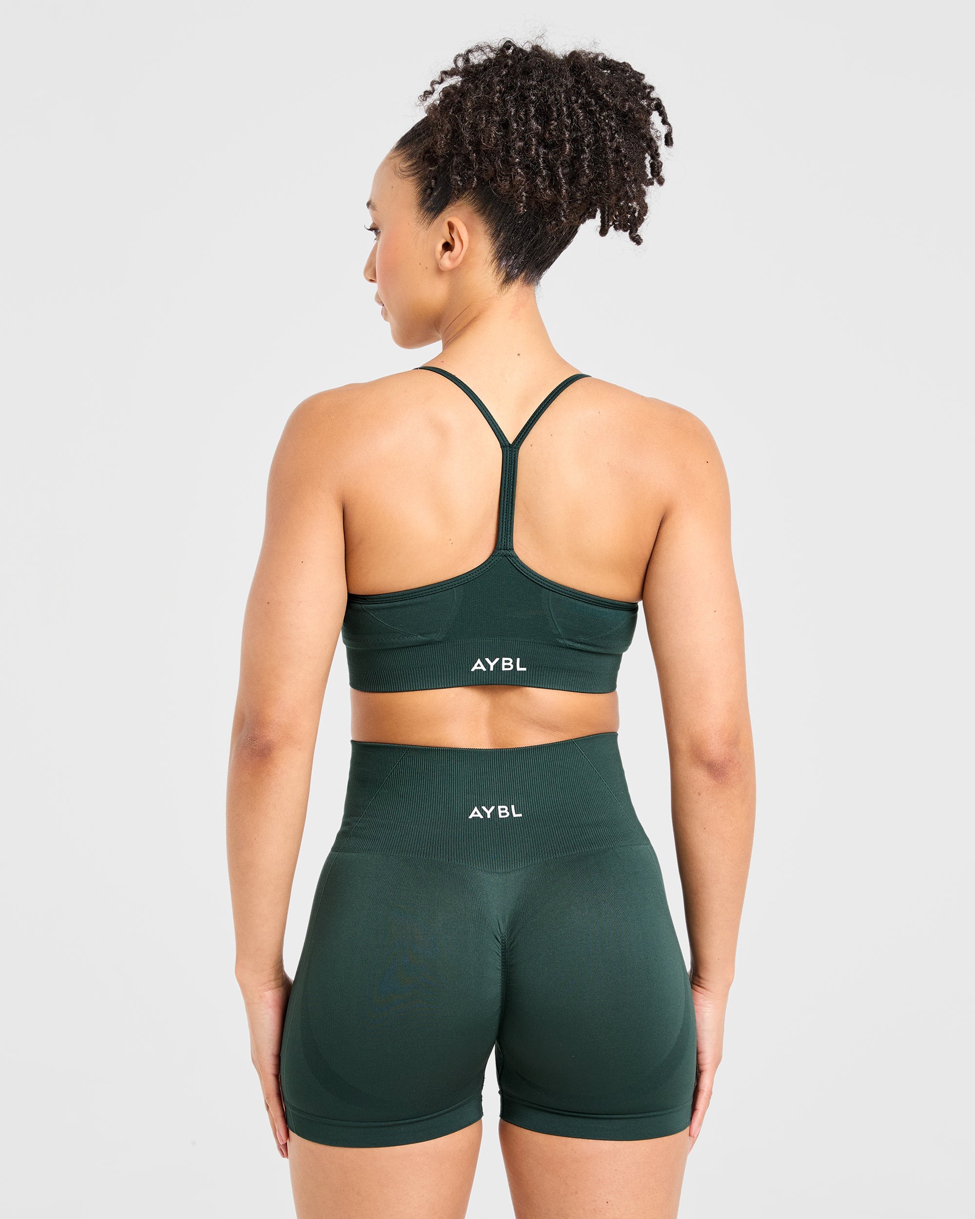 Empower Sports Bra Senza Cuciture - Verde Scuro