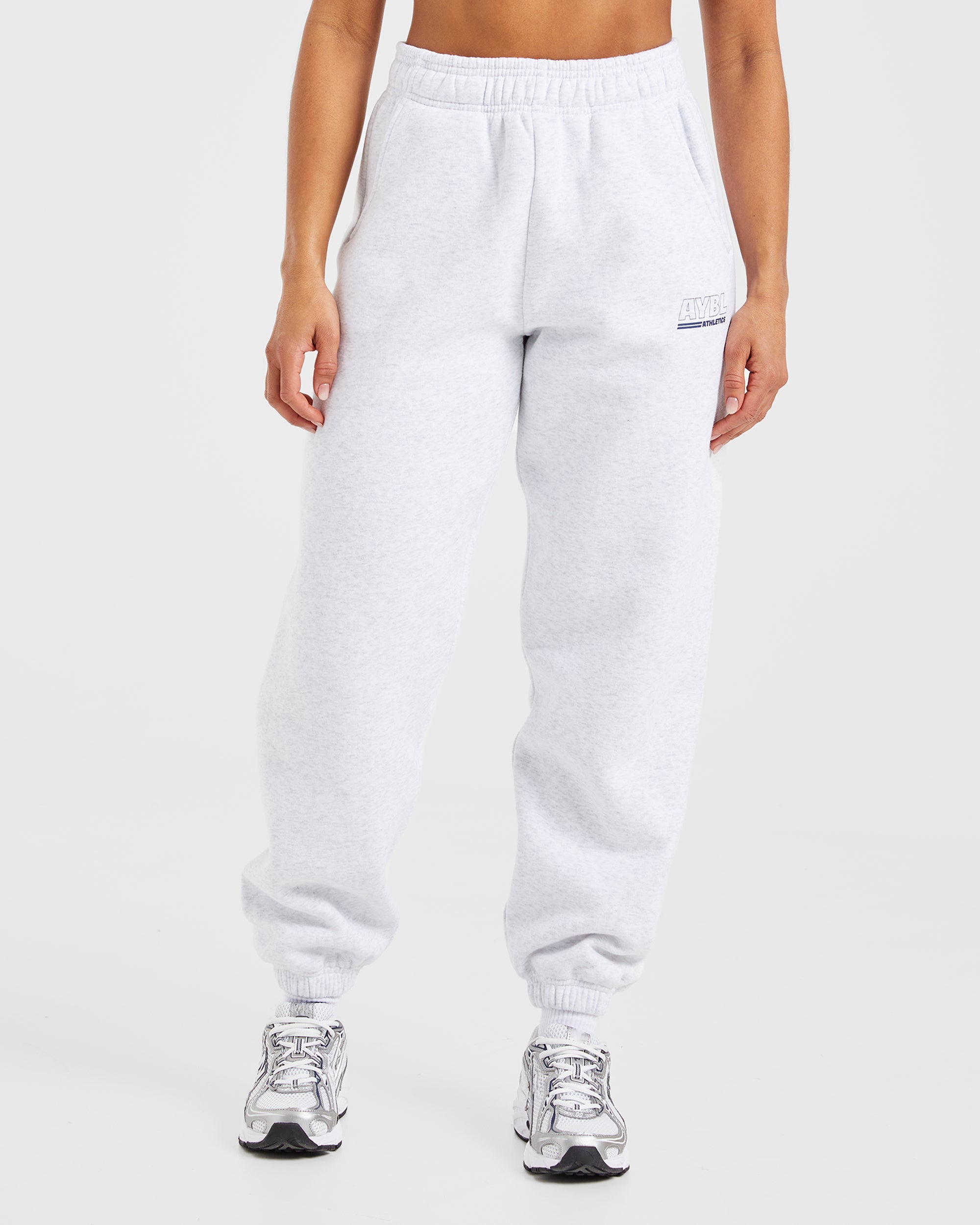 Pantaloncini Larghi da Atletica - Grigio Scuro/Blu Navy