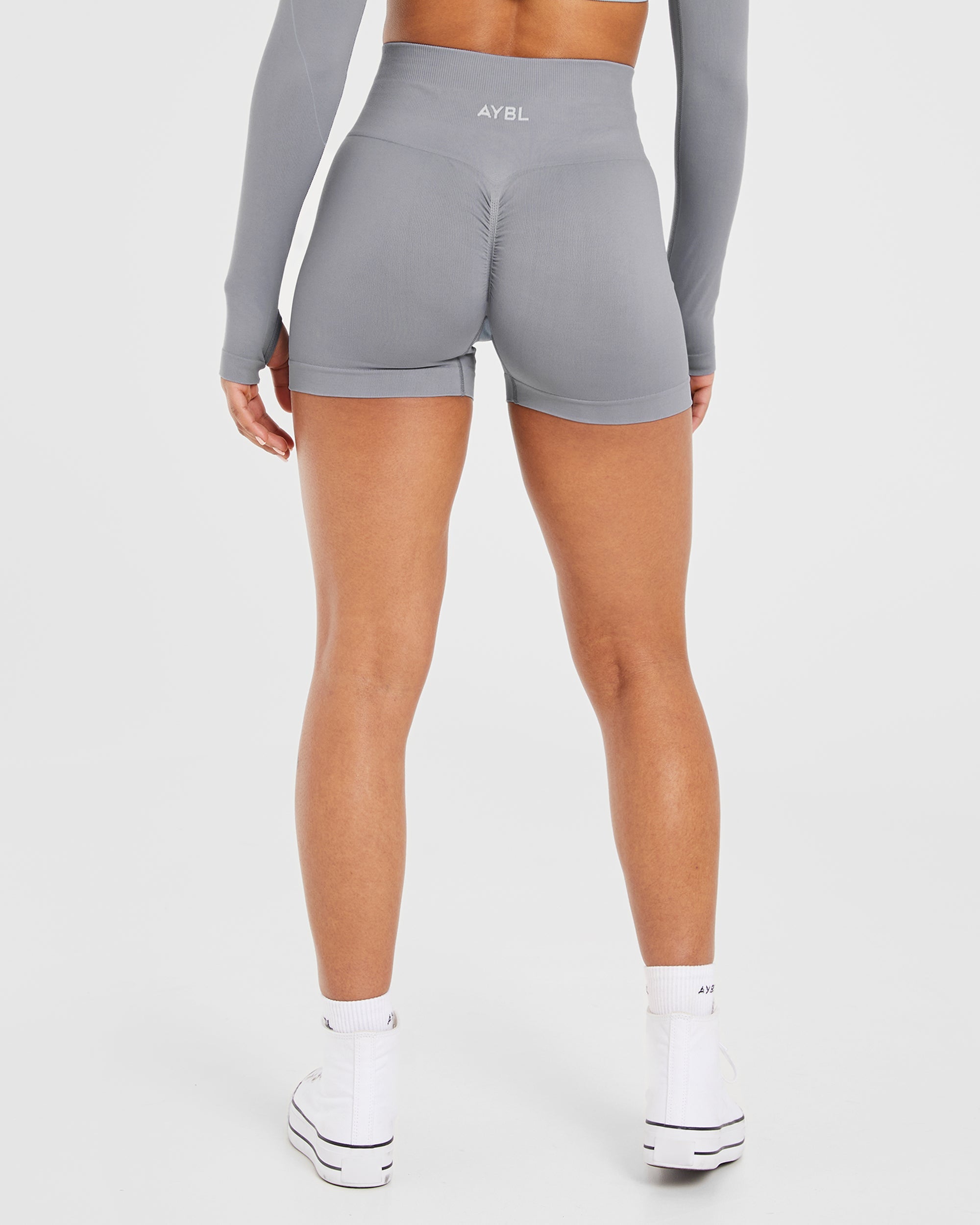 Slip-on Power Shorts - Grigio