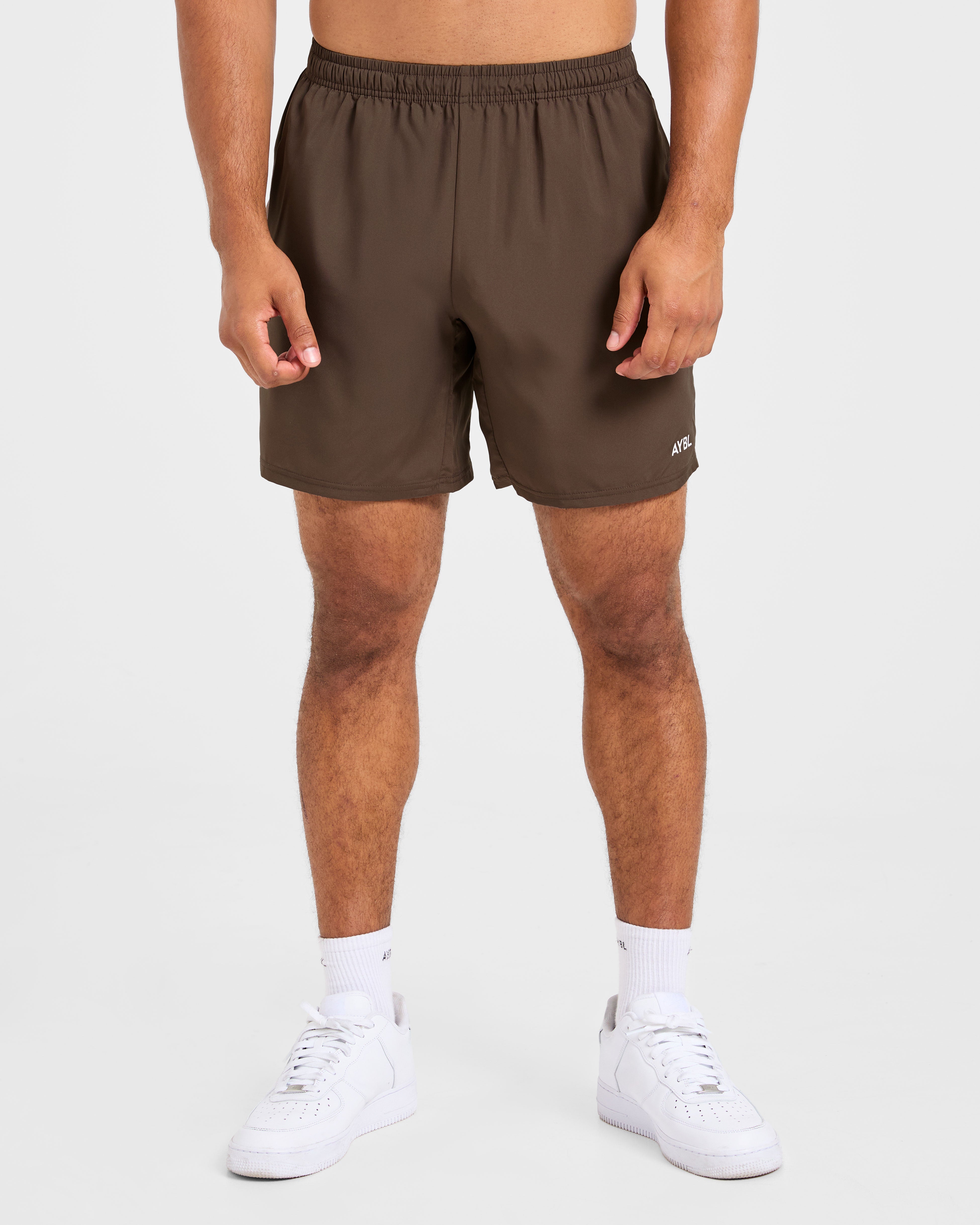 Pantaloncini Core da 7" - Marrone Scuro
