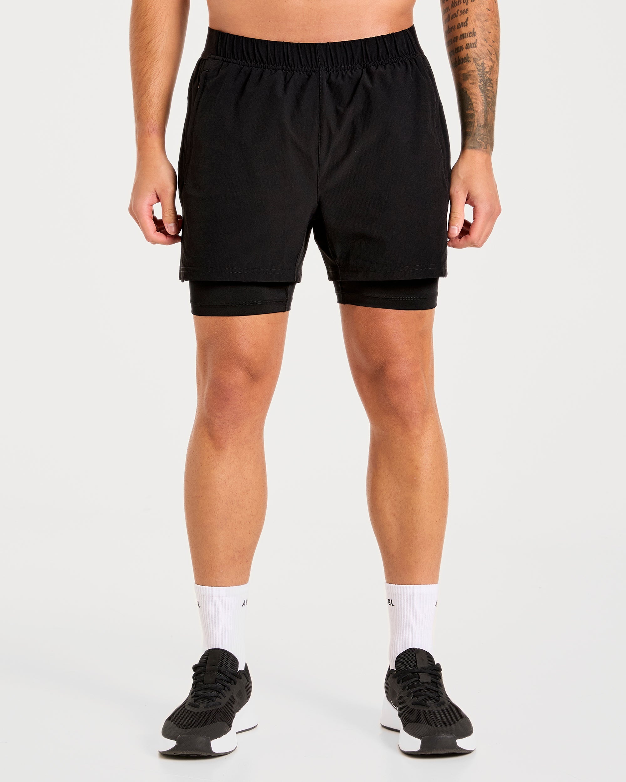 Shorts 2 in 1 Signature - Nero