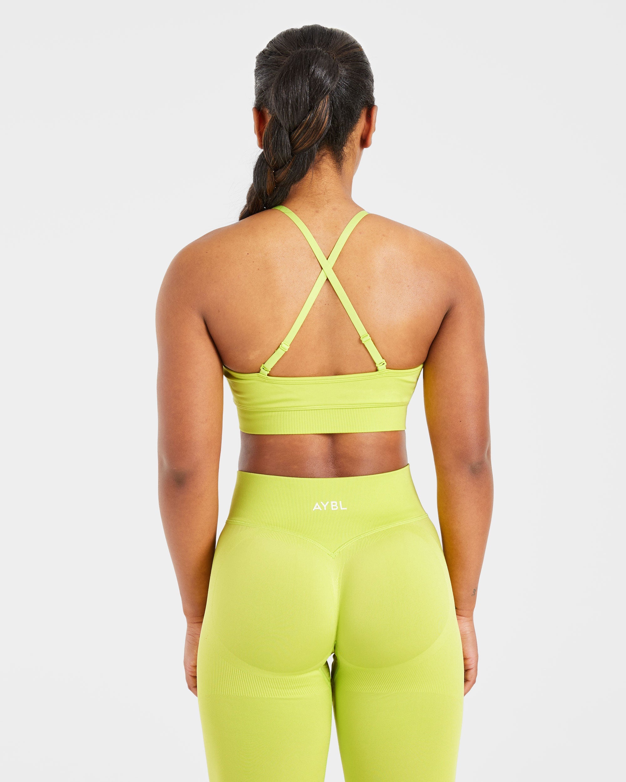 Reggiseno Sportivo Senza Cuciture Adapt - Verde Lime