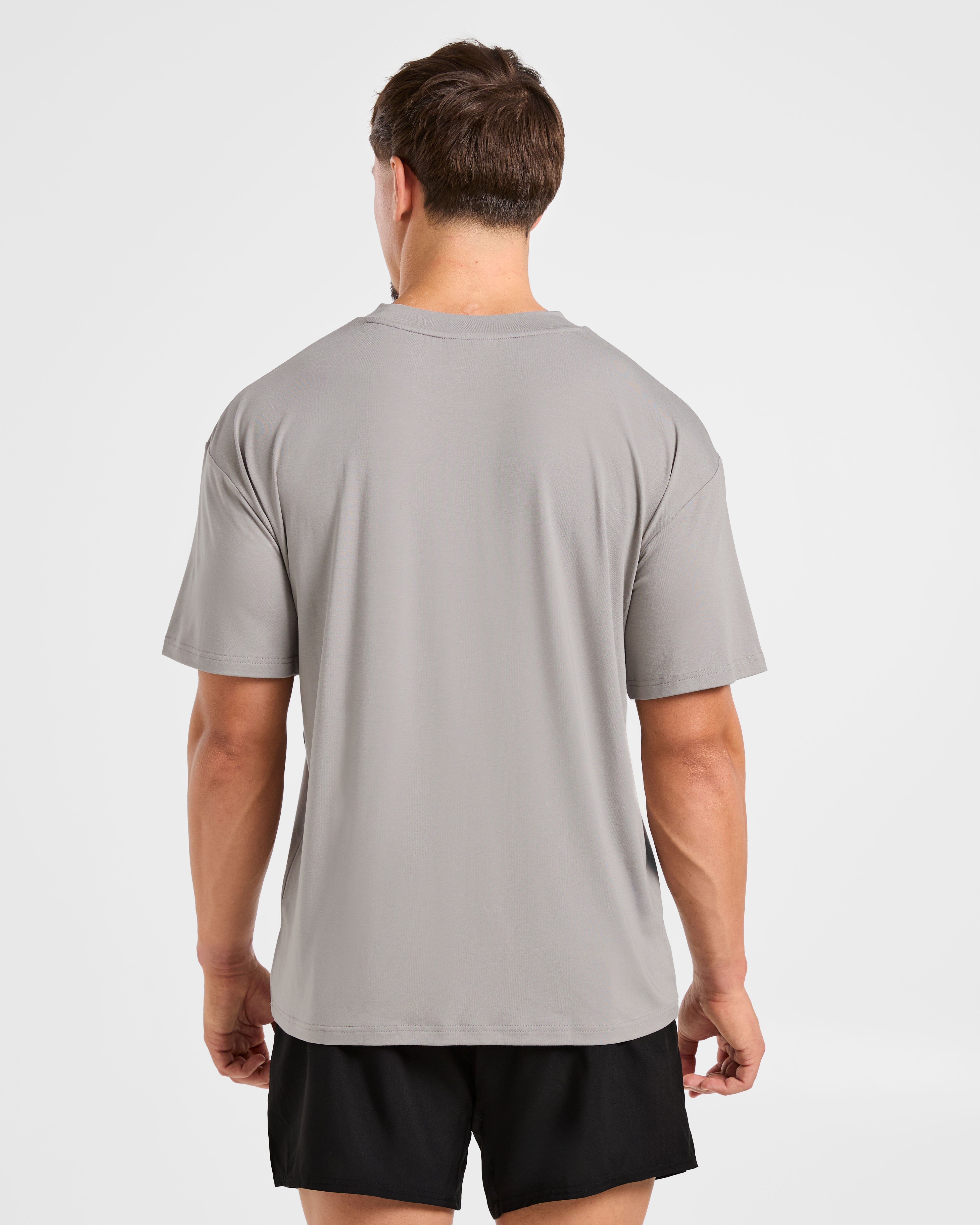 T-shirt da allenamento Reinforce - Grigio argilla
