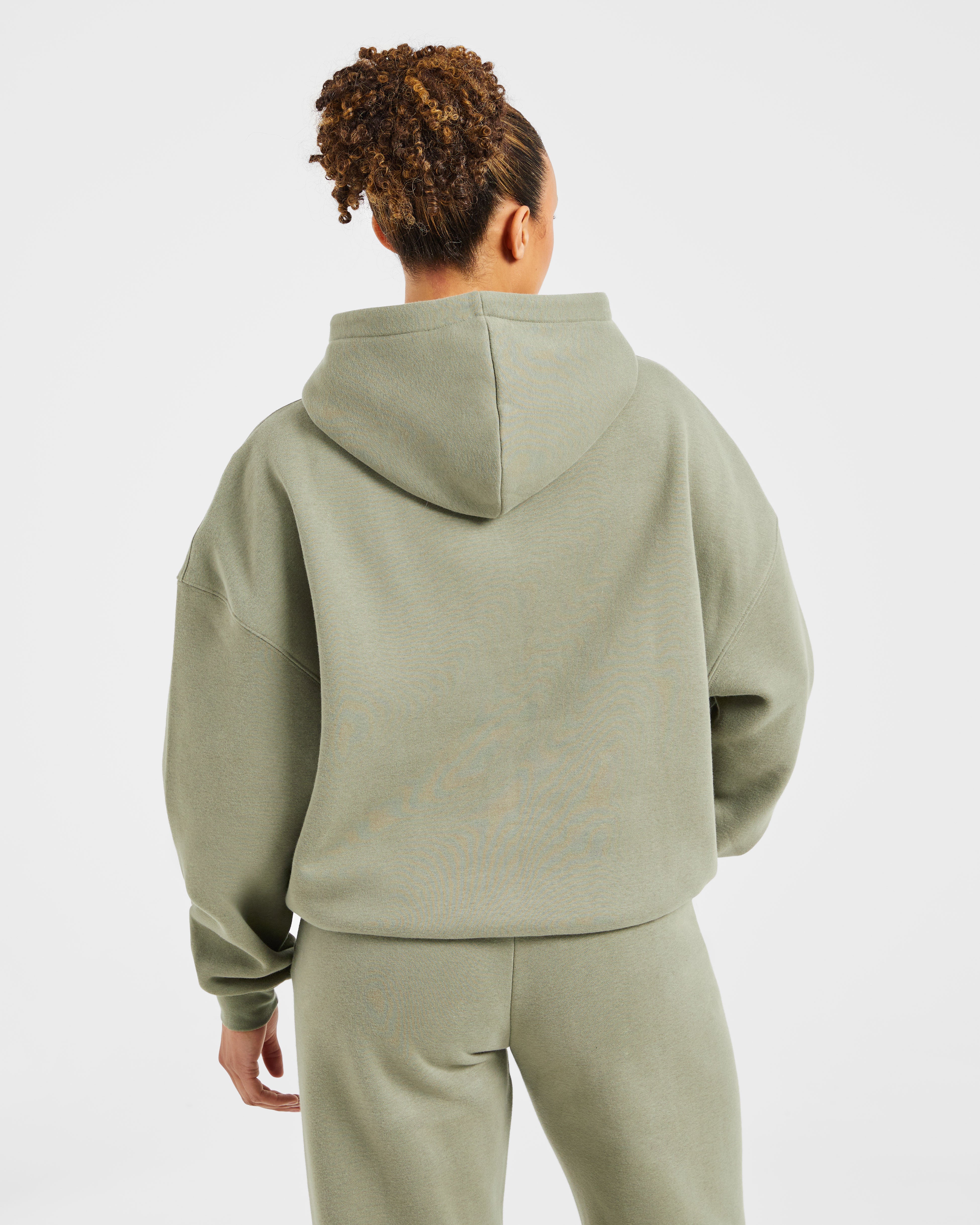Varsity 2.0 Felpa Oversized - Olive Mute