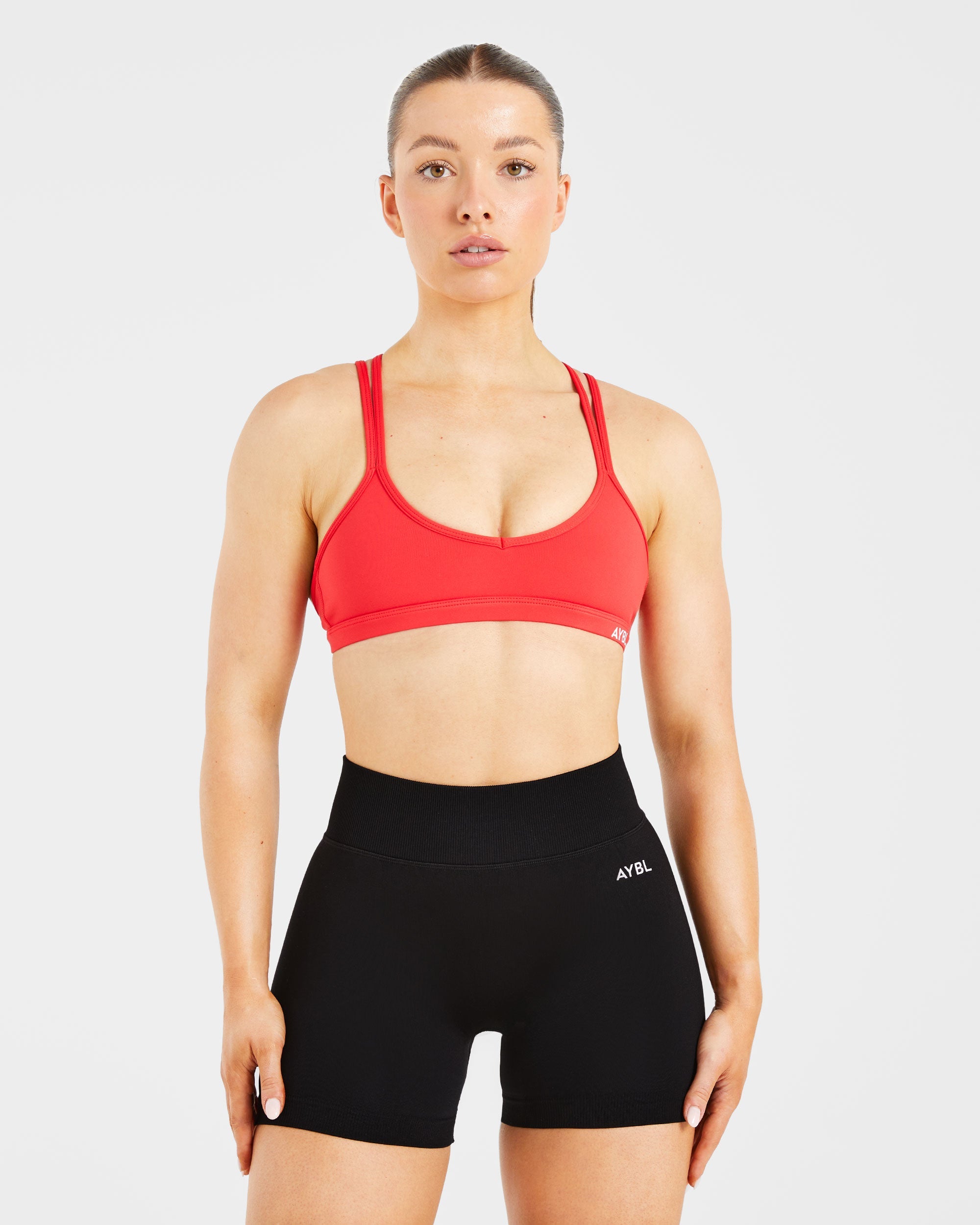 Sports Bra Essenziale con Cinturino – Rosso Verdissimo Sports Bra Essenziale con Cinturino - Rosso Verdissimo