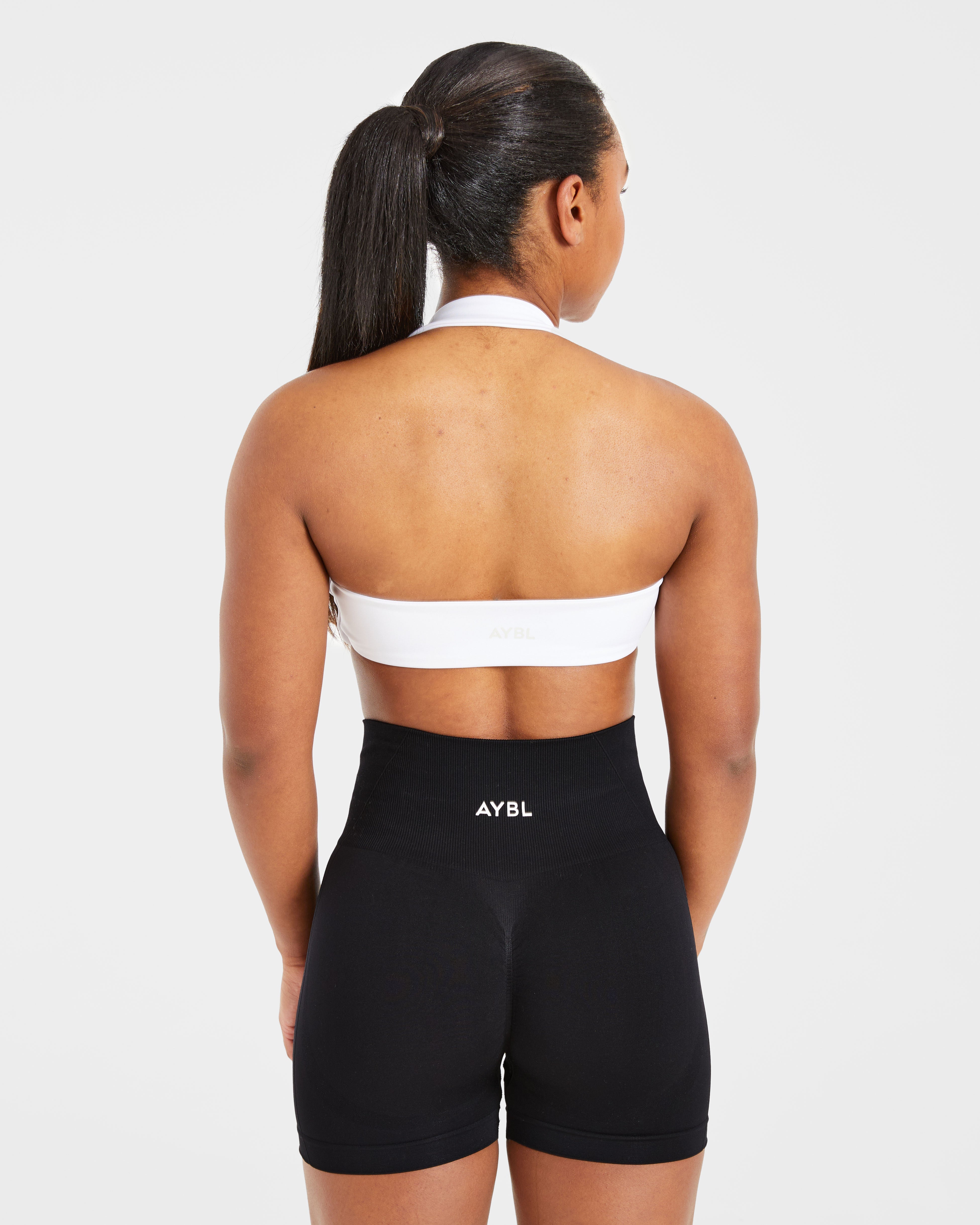 Sports Bra Essenziale a Spalline - Bianco