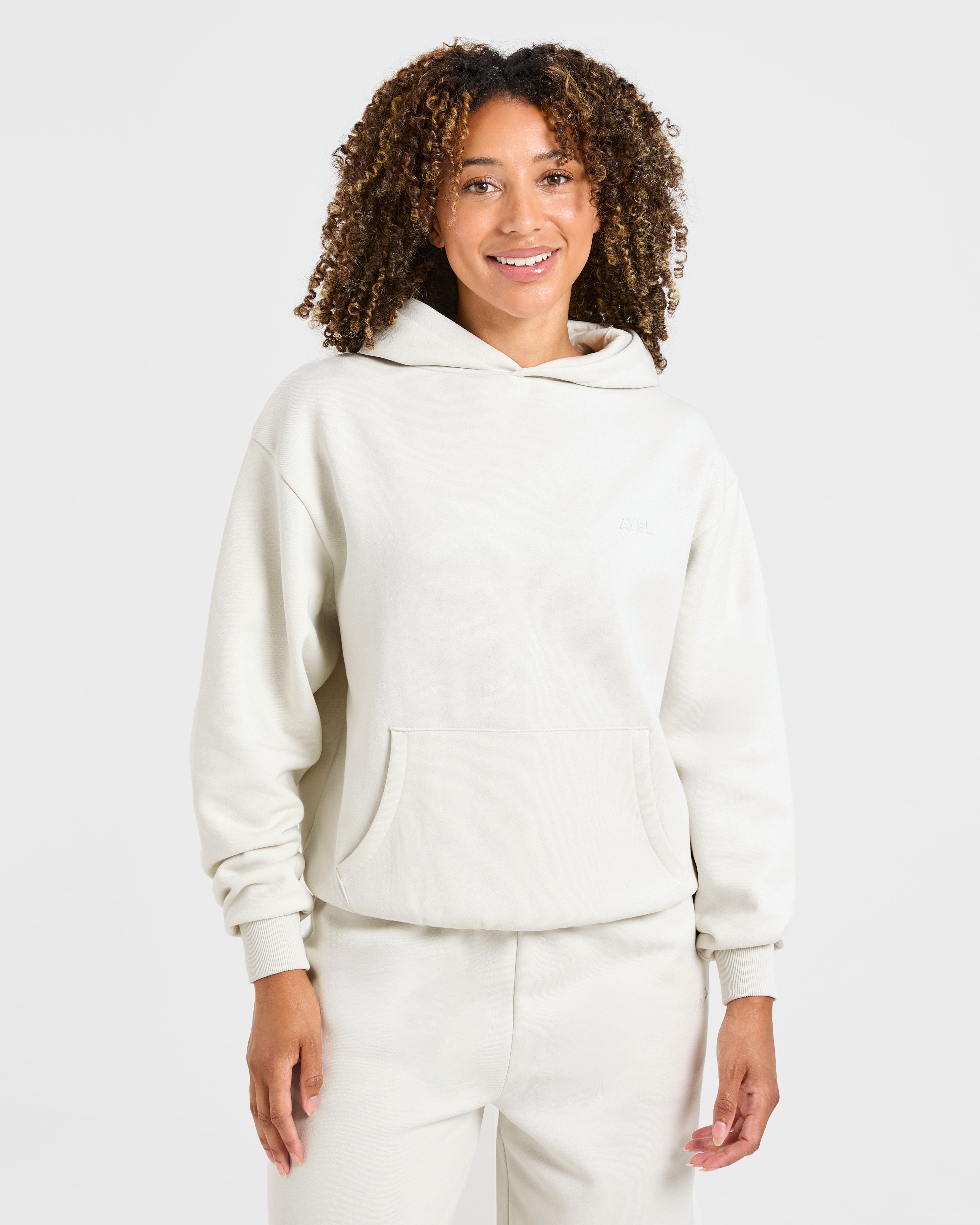 Lifestyle Oversized Hoodie - Bianco Avorio