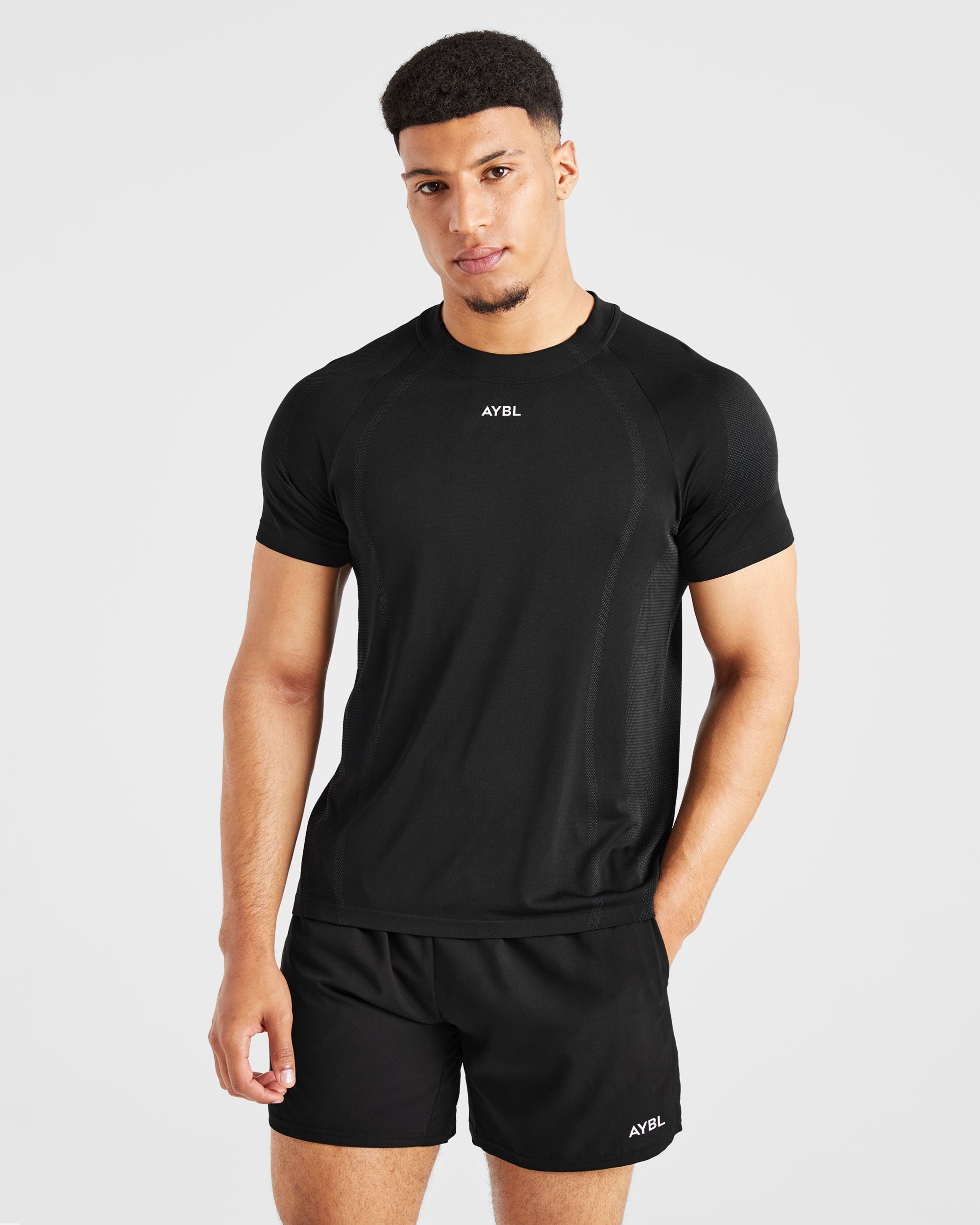 Attain T-Shirt Seamless - Nero