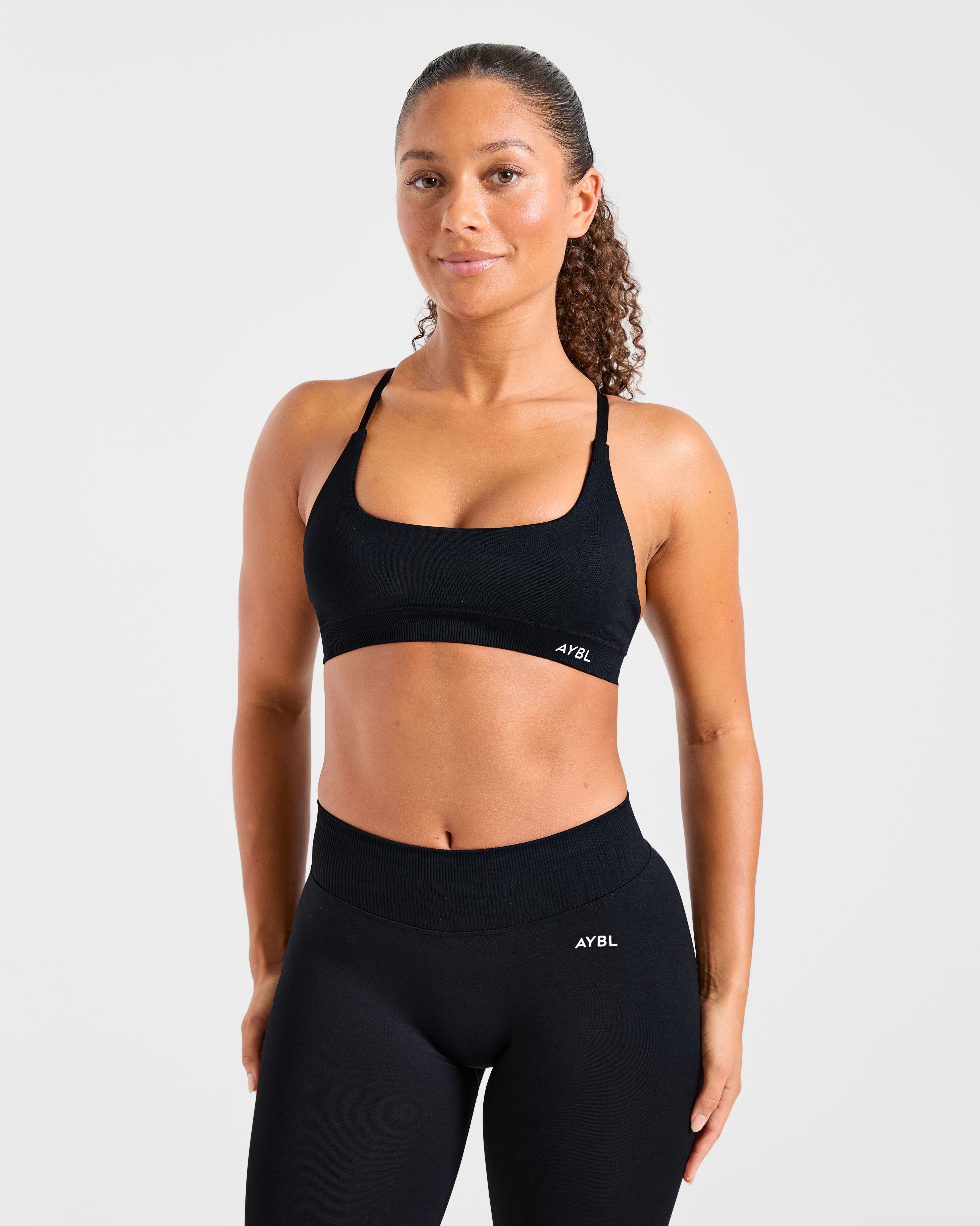 Sports Bra Senza Cuciture Enhance - Nero