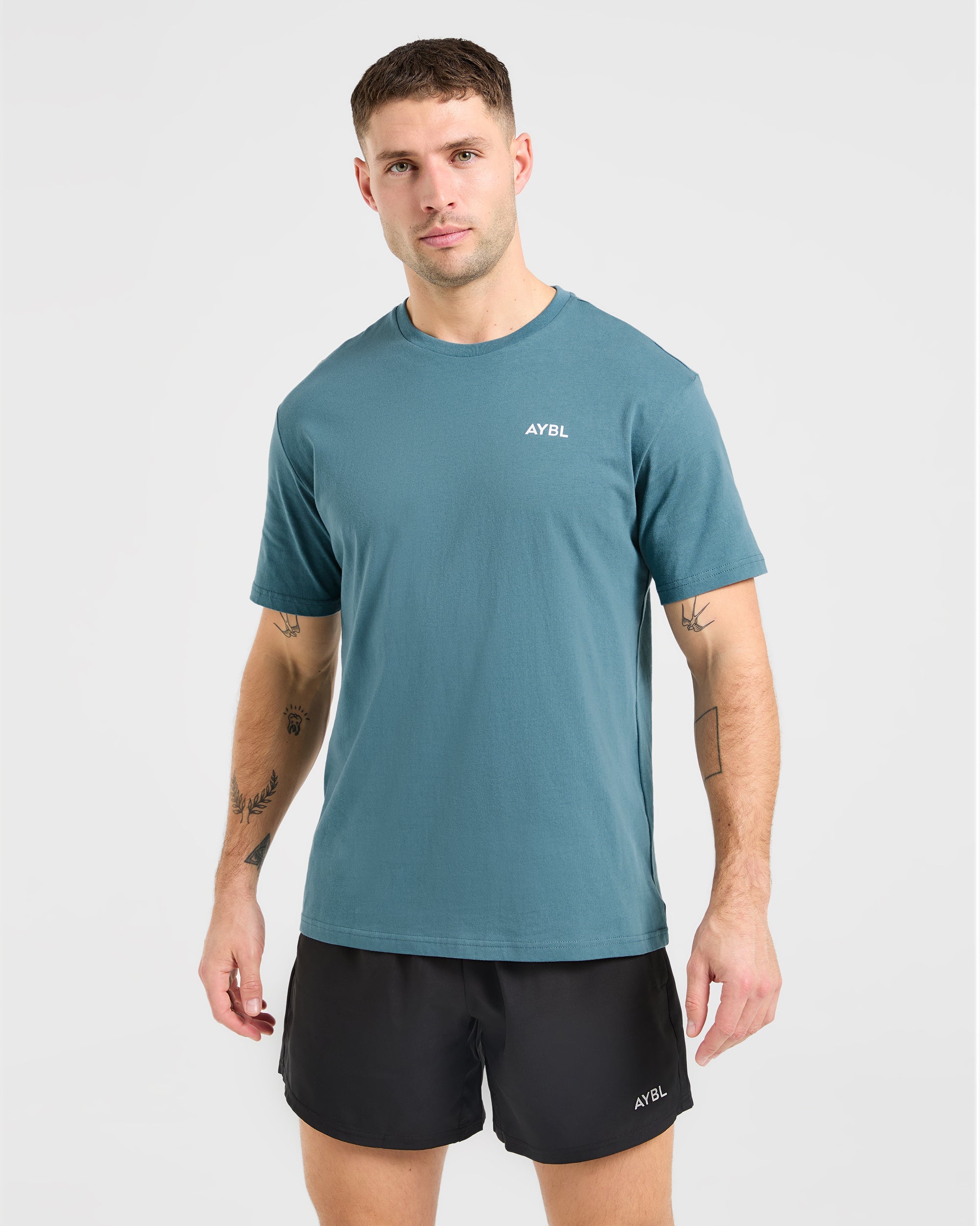 T-shirt Essenziale - Teal Atlantico