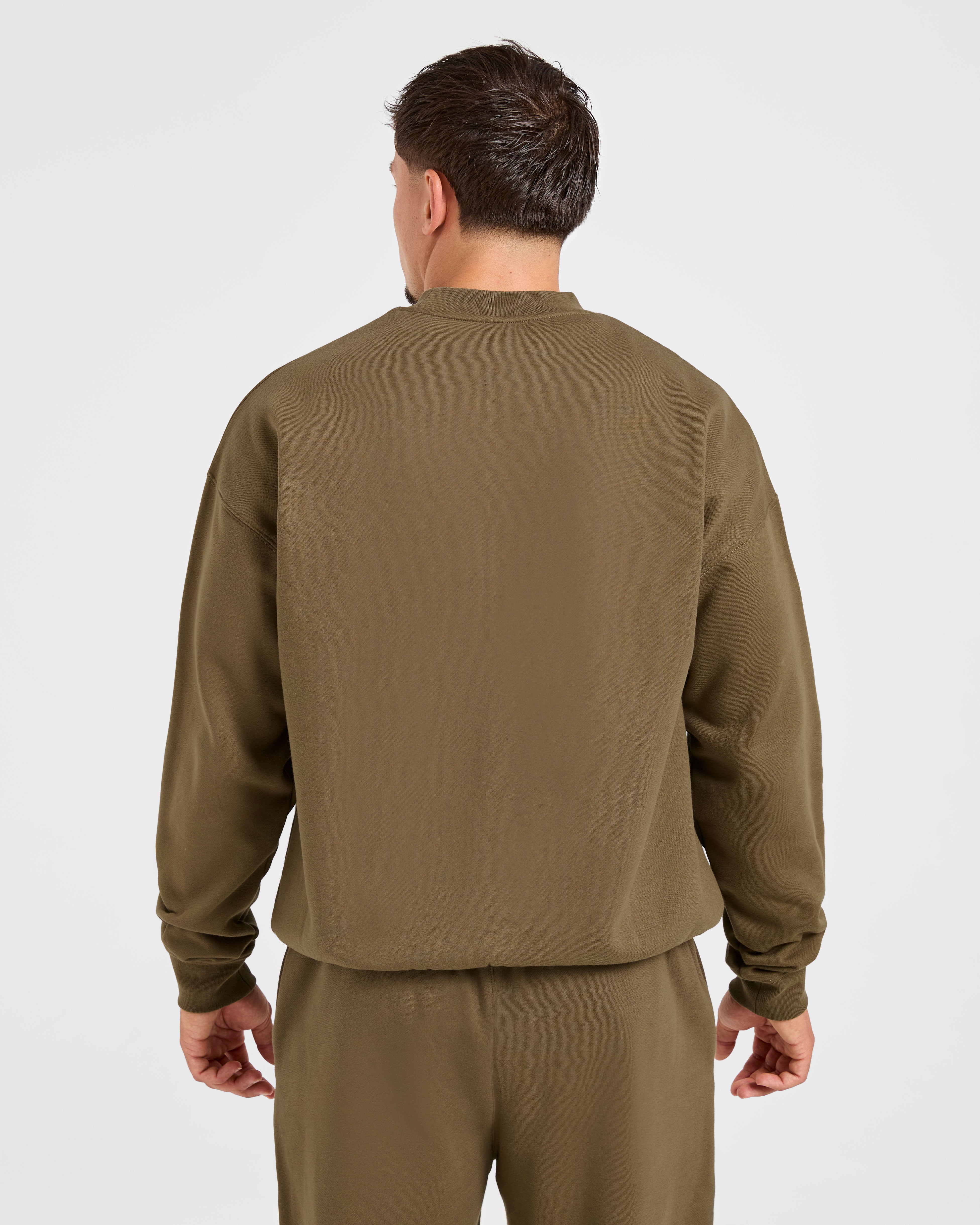 Pullover Oversized Essenziale - Verde Oliva