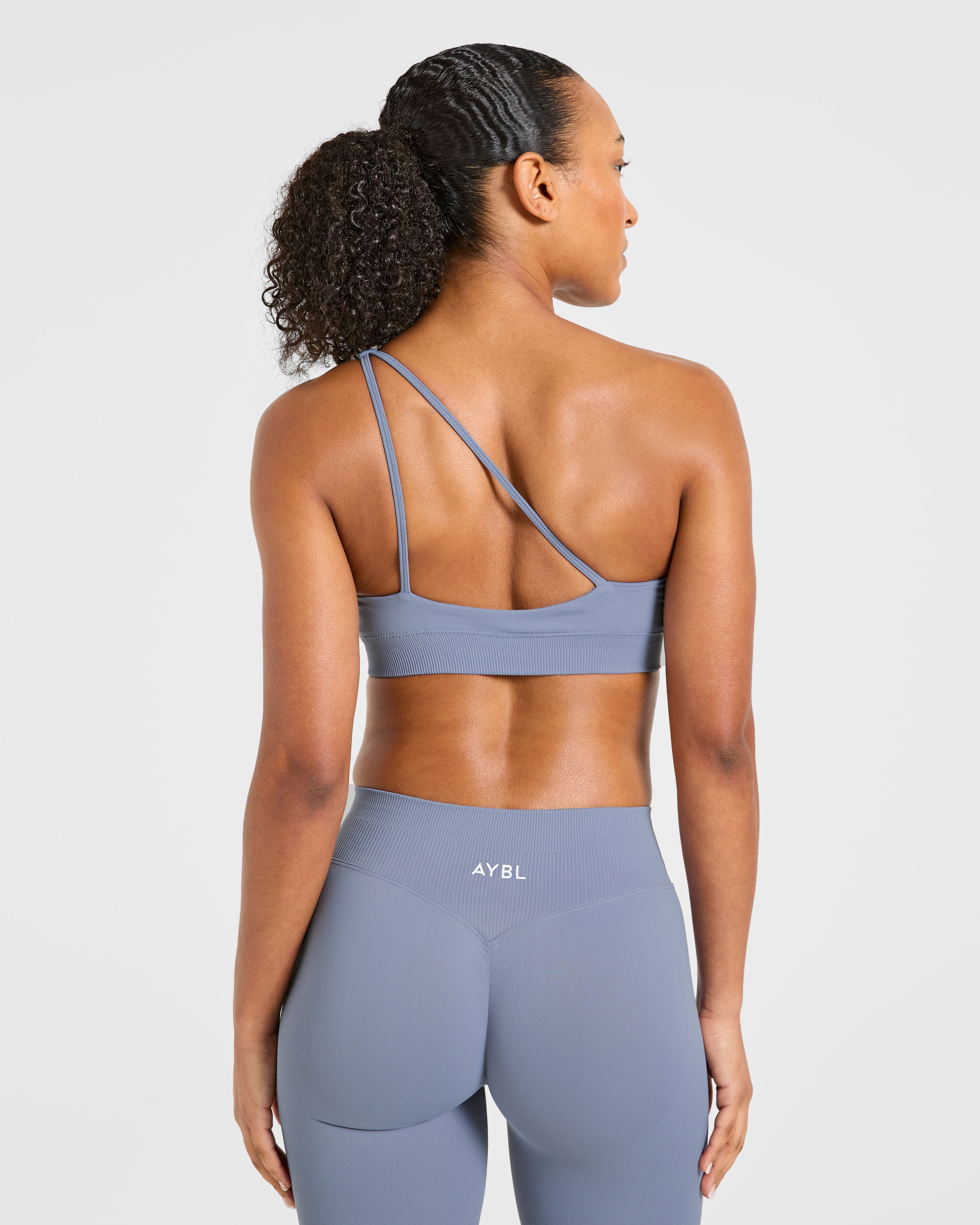 Enhance Sports Bra Senza Sostegno a Una Spalla - Blu Slate