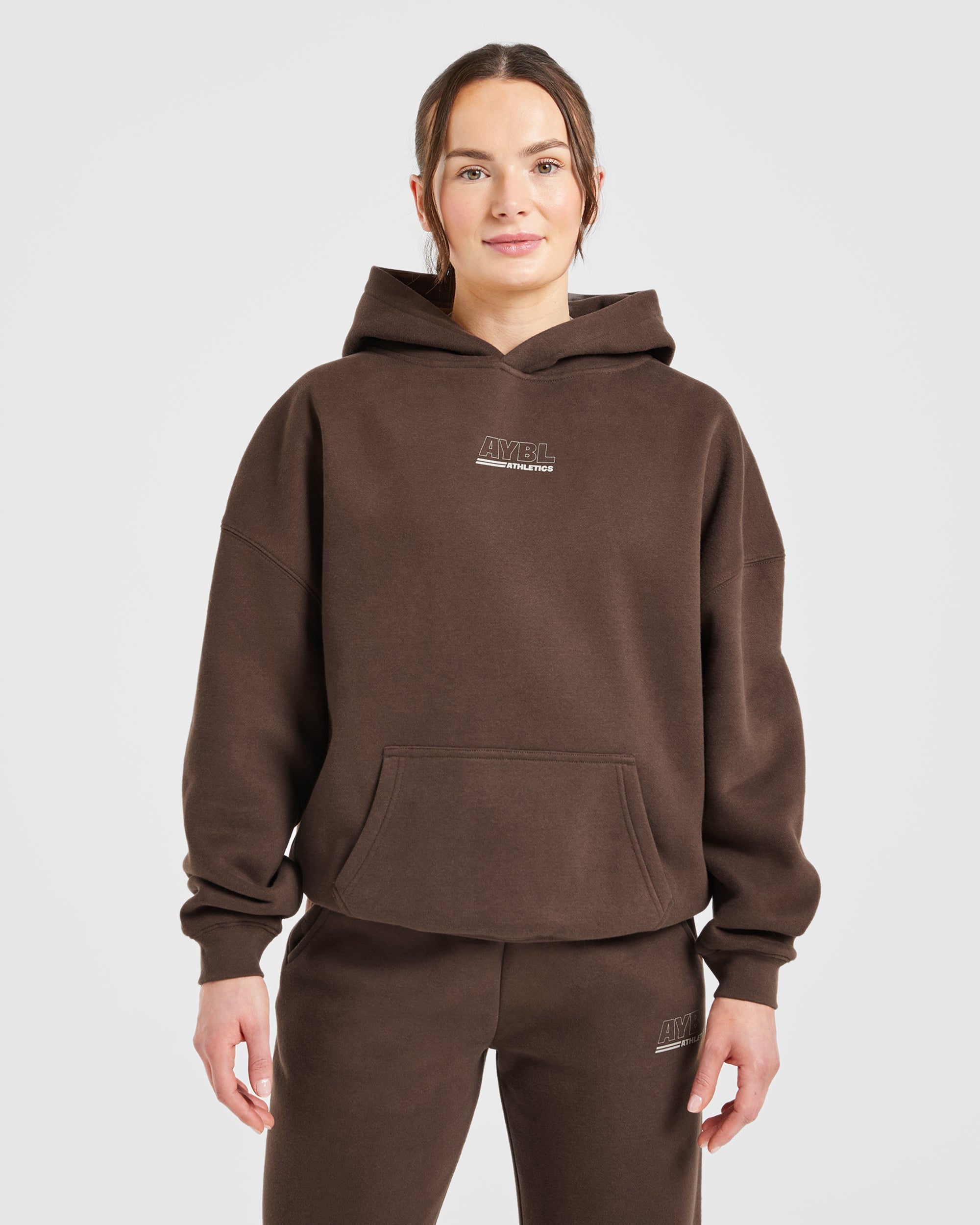 Felpa Oversized da Atletica - Marrone/Sabbia