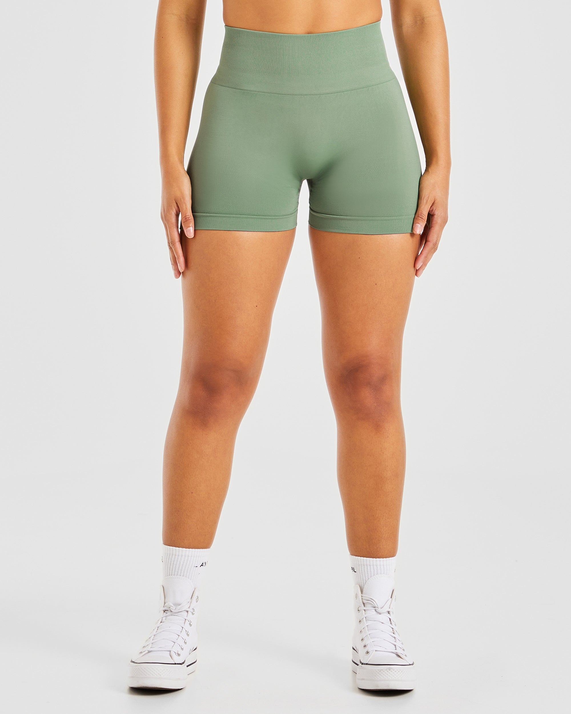 Shorts Senza Cuciture Power - Oliva