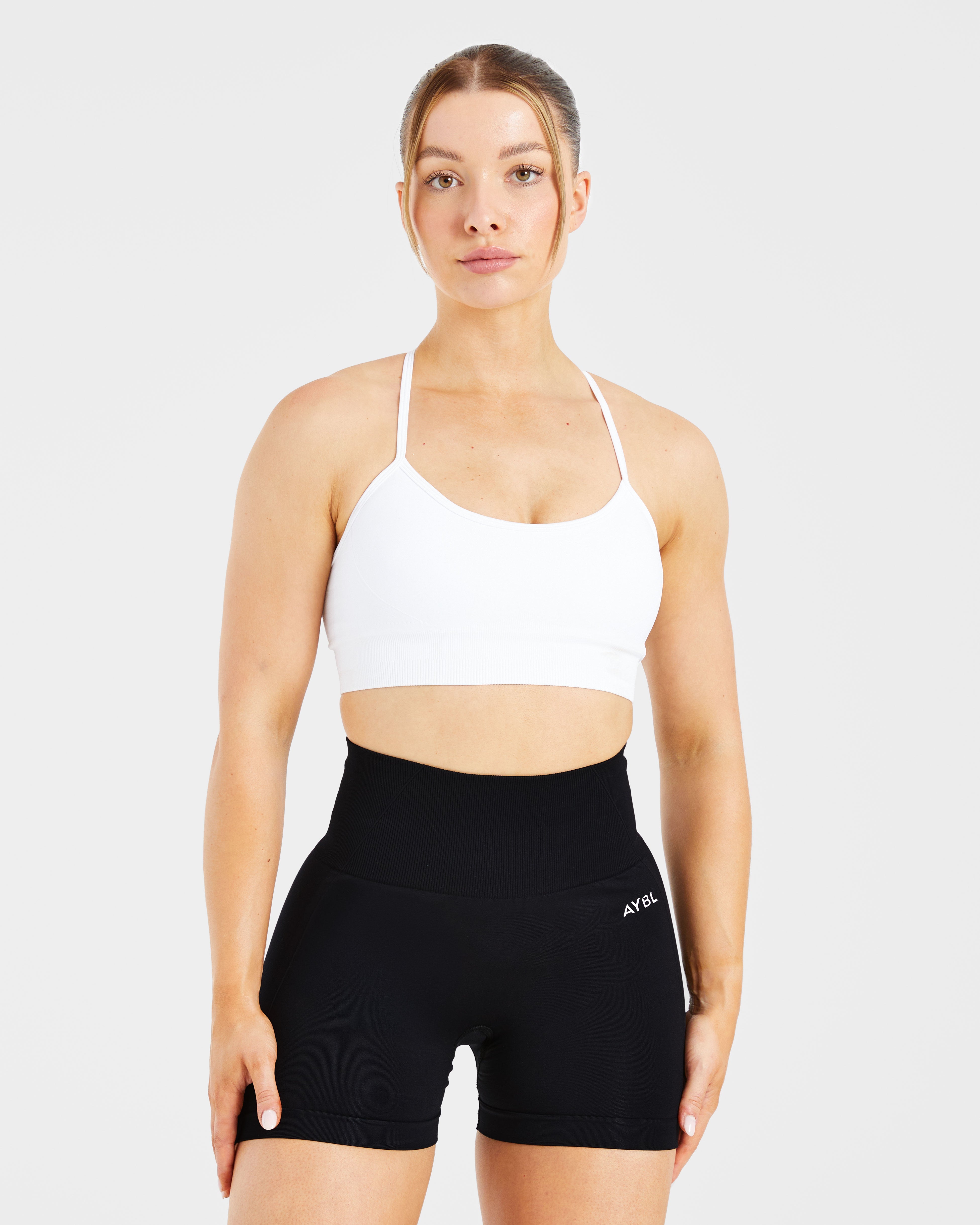 Empower Sports Bra Senza Cuciture - Bianco