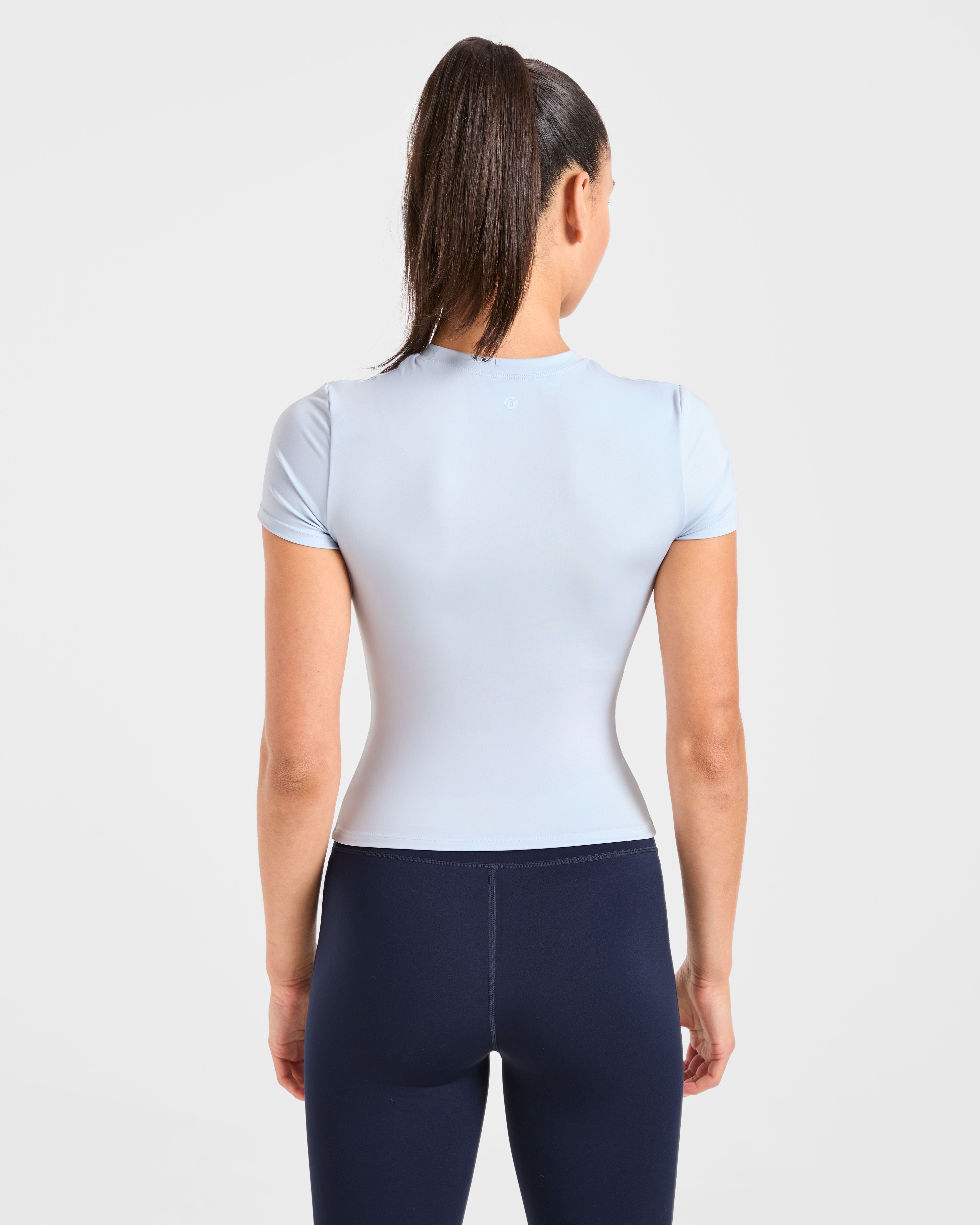 T-Shirt Sculpt - Blu Pastello