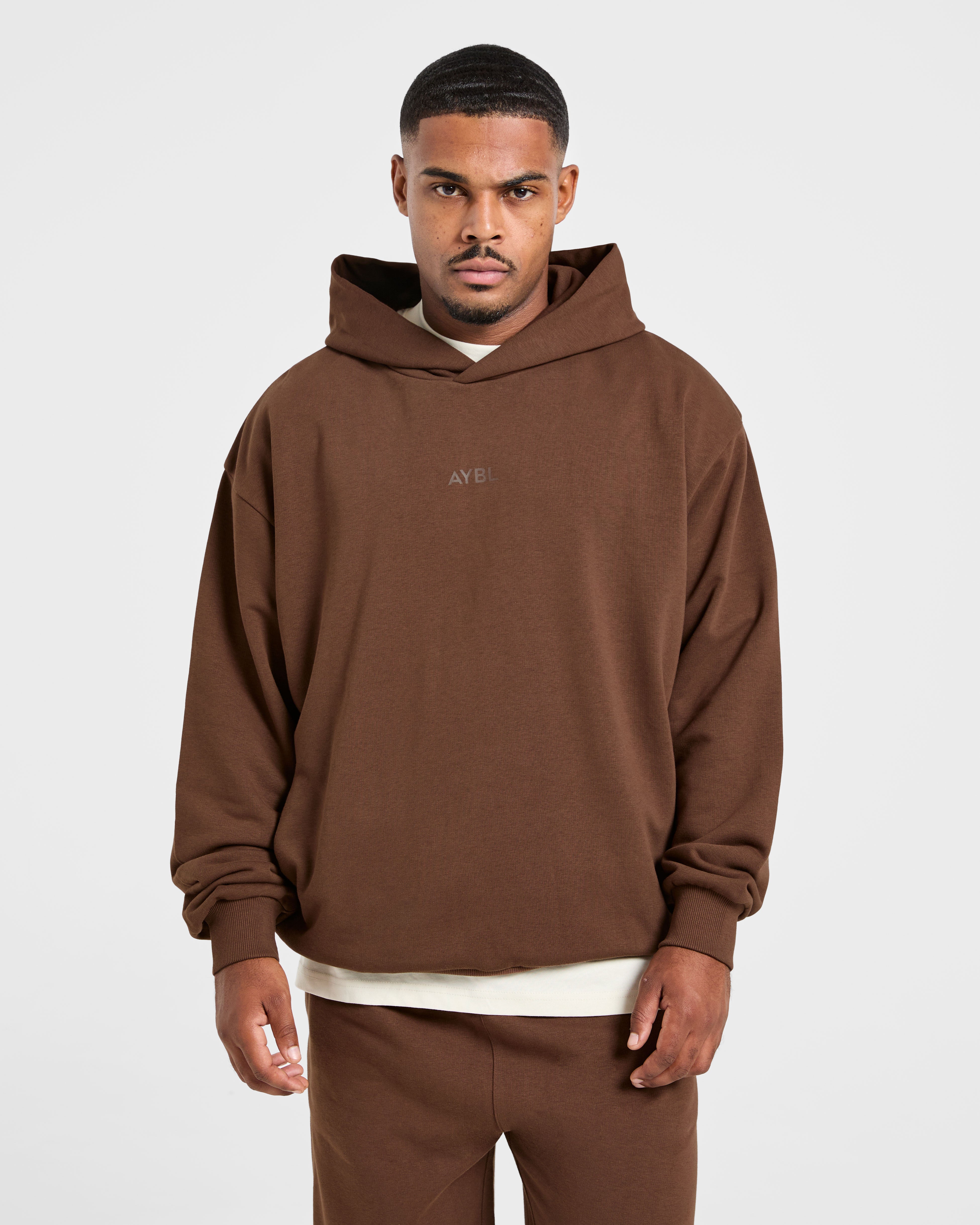 Craft Hoodie Oversized - Marrone