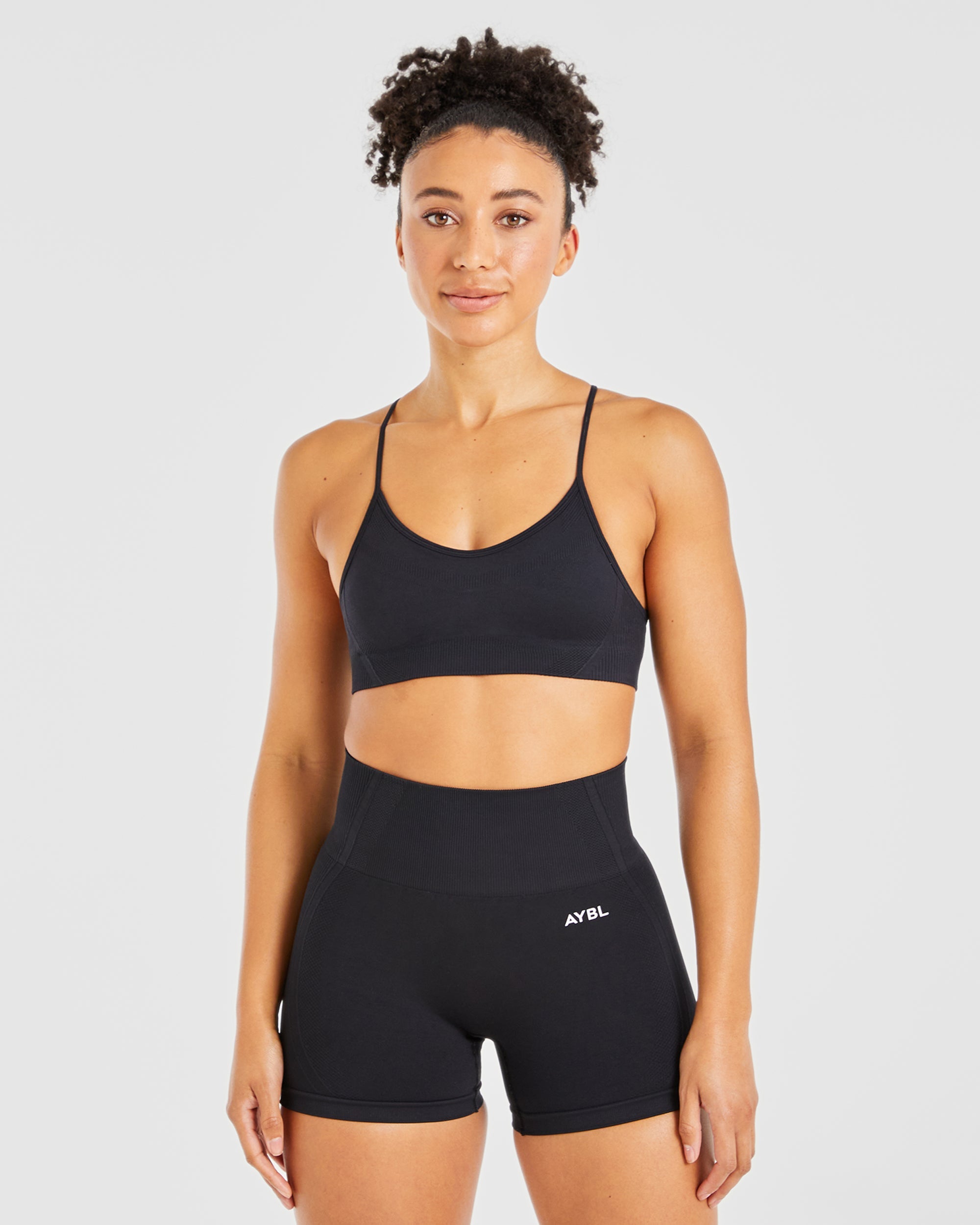 Balance V3 Sports Bra Senza Cuciture con Spalline - Nero