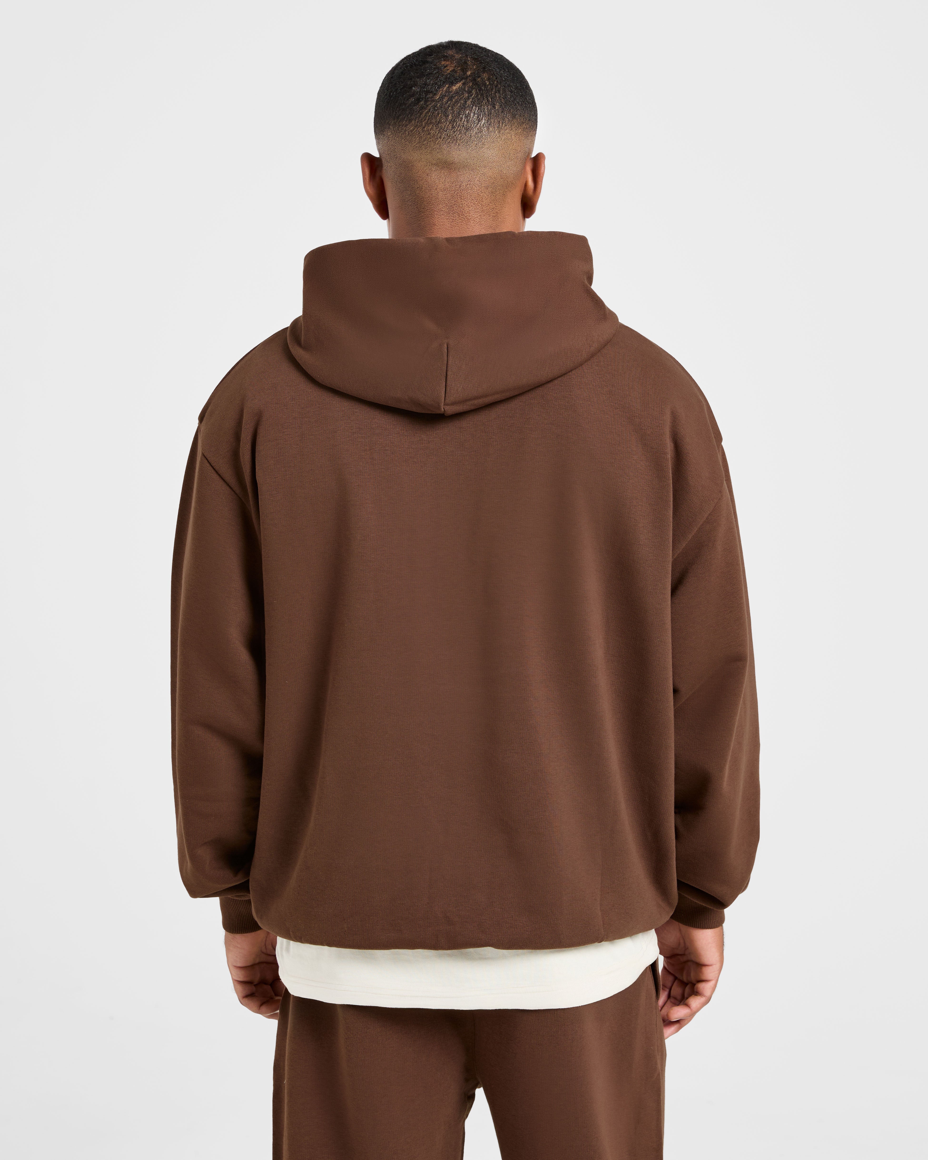 Craft Hoodie Oversized - Marrone