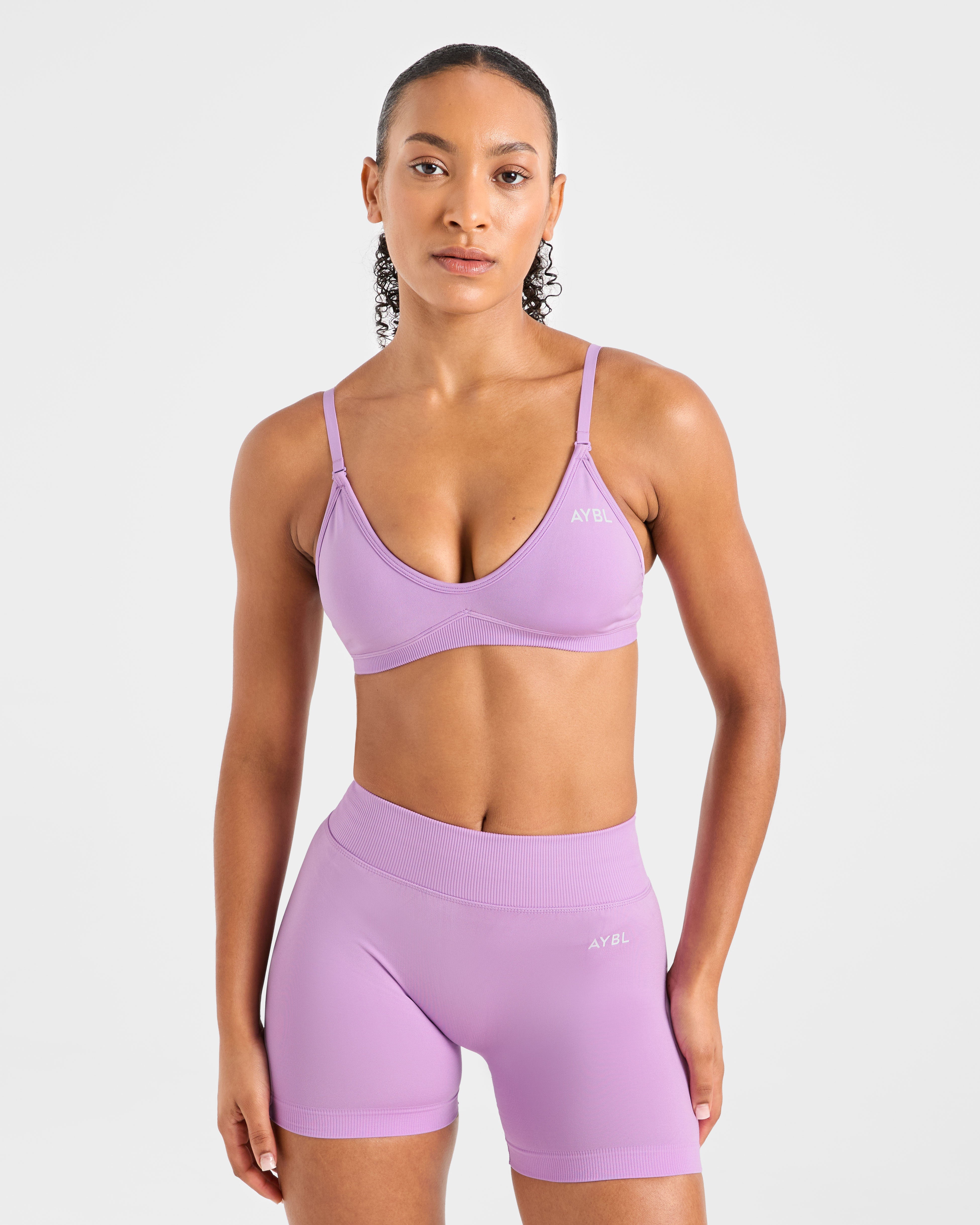 Adapt Sports Bra Senza Cuciture a Spalline - Primavera Lilac