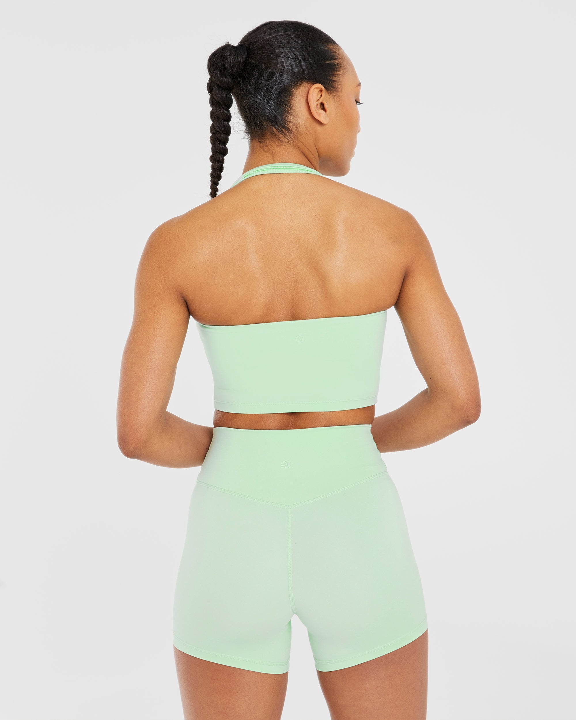 Top Corto a Spalline Fisso - Verde Mint