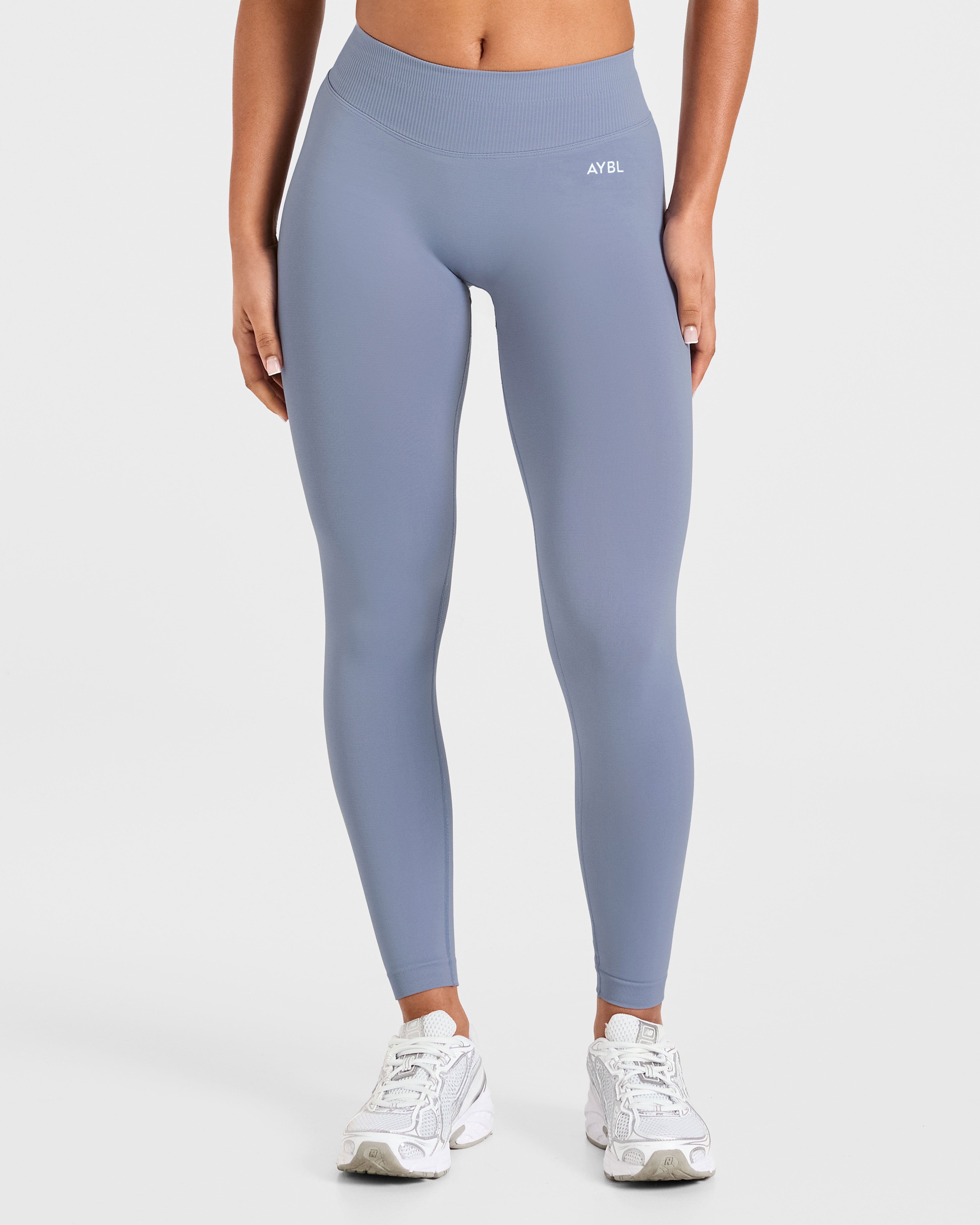 Enhance Leggings Senza Cuciture - Blu Grigio
