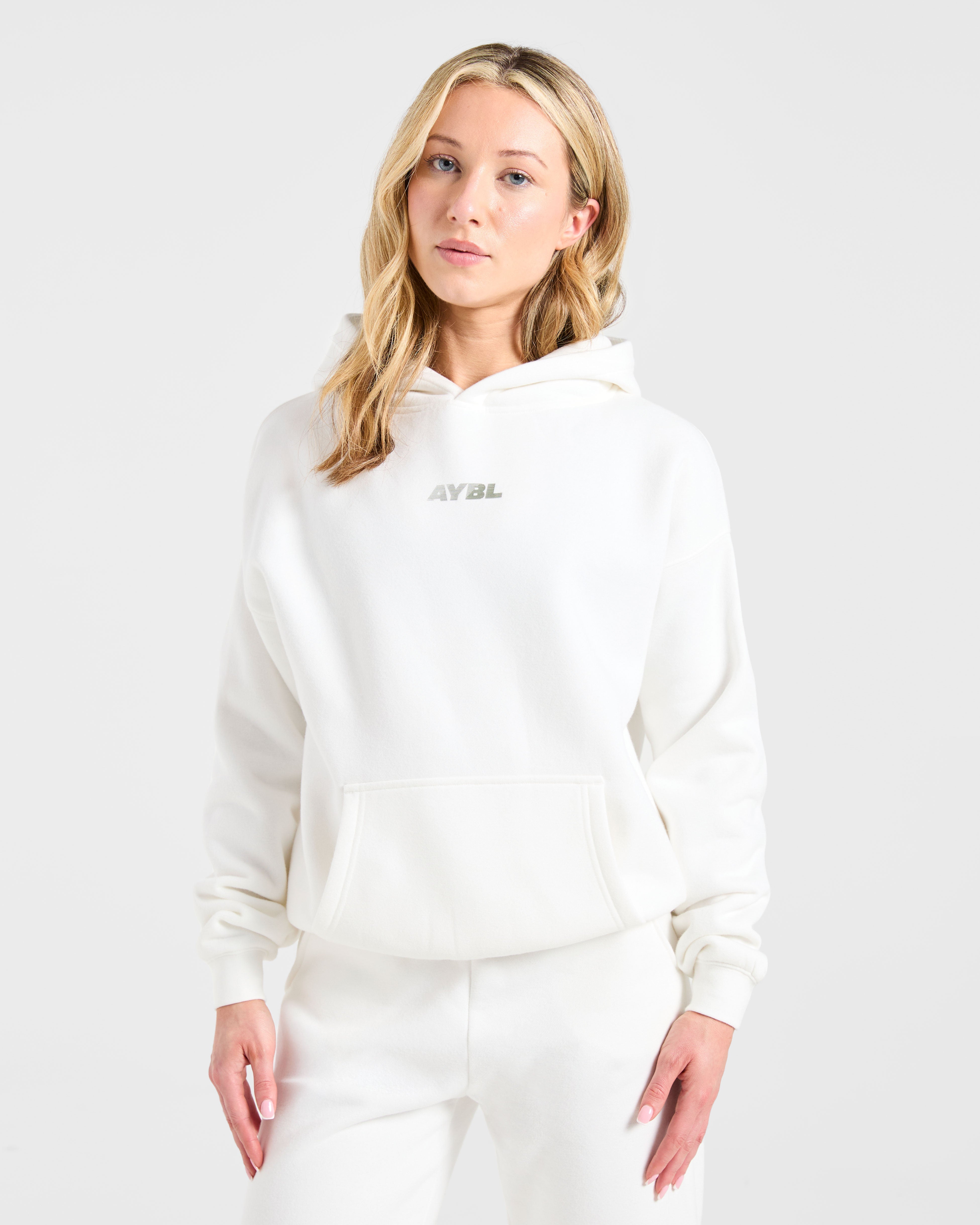 Athletics Dept Felpa Oversized - Bianco Avorio