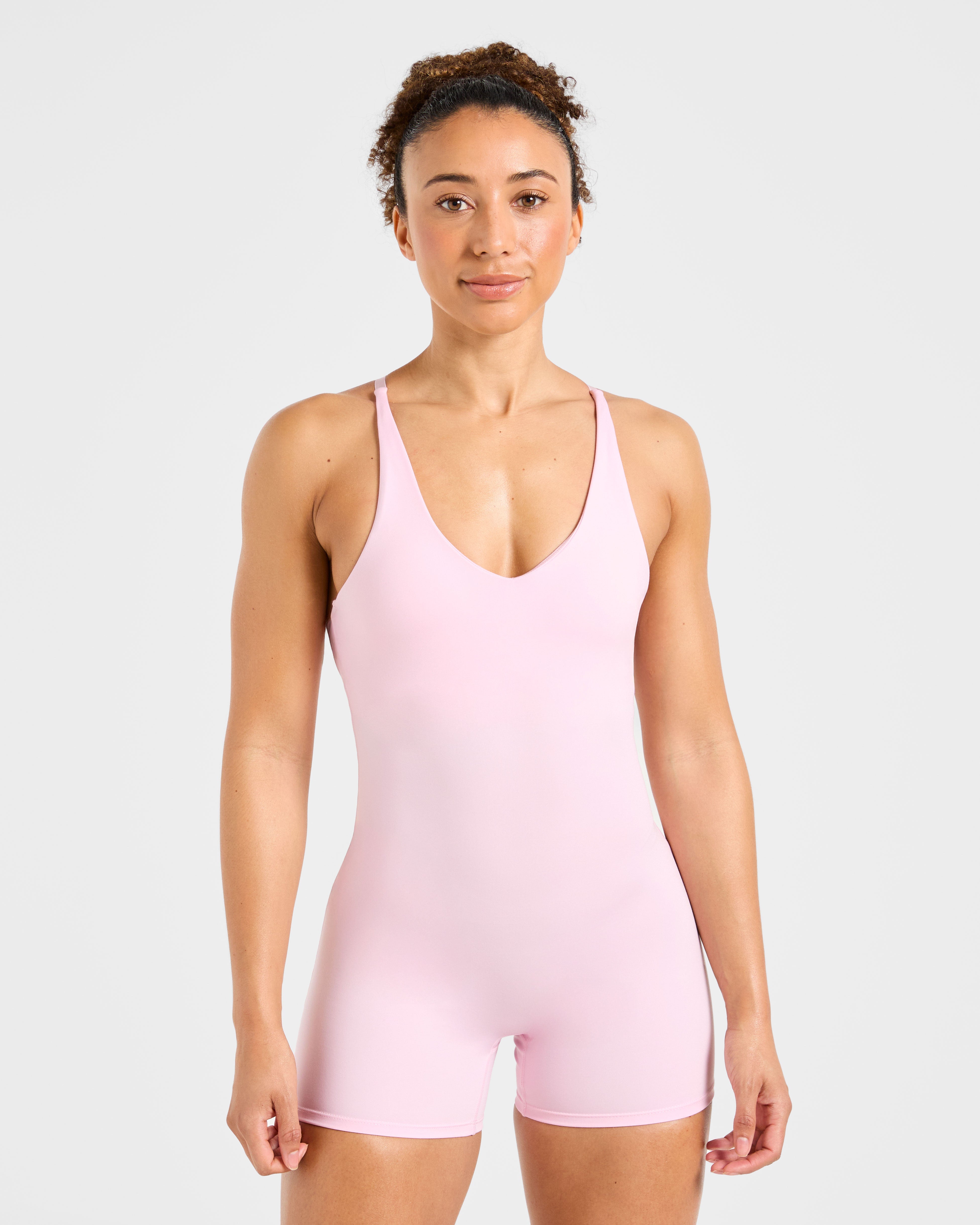 Pantaloni Corti All In One - Rosa Pastello