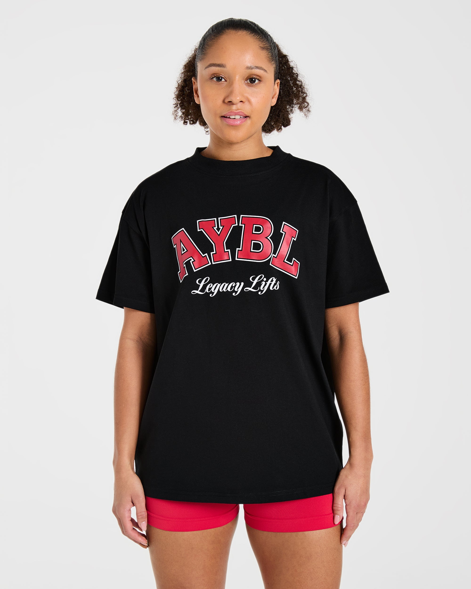 T-Shirt Oversized Legacy Lifts - Nero