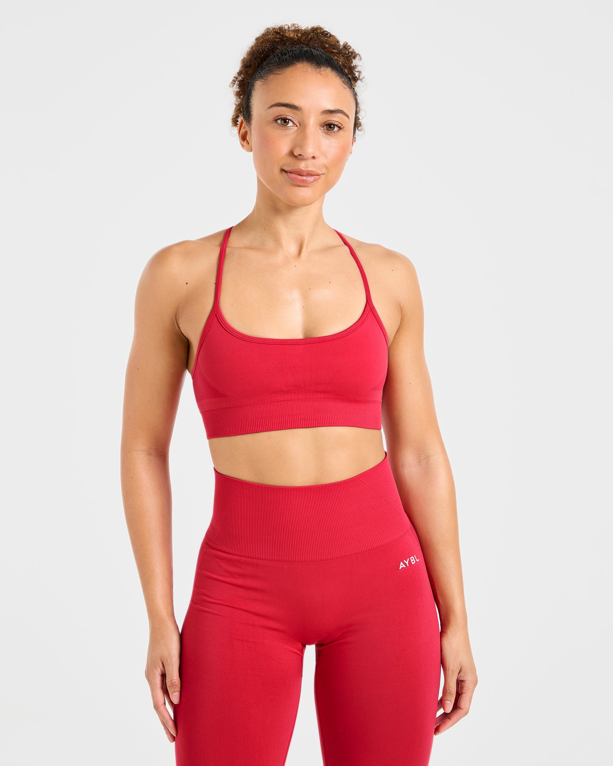 Empower Sports Bra Senza Cuciture - Rosso