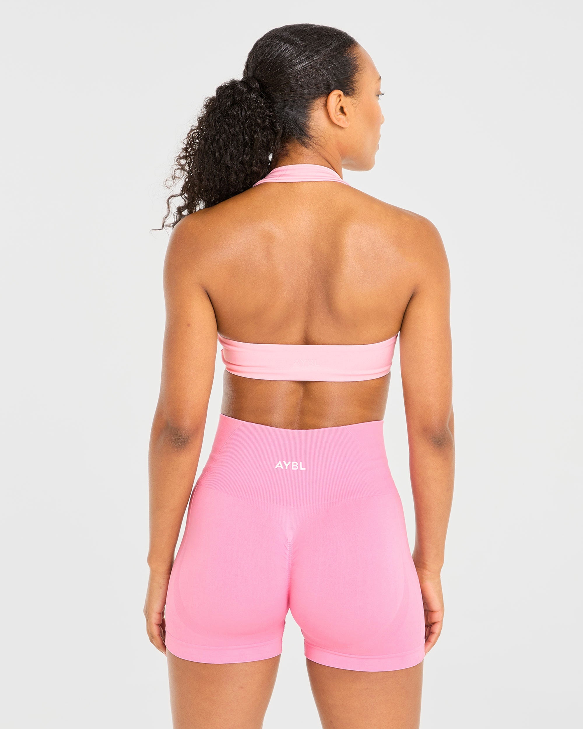 Sports Bra Essenziale a Spalline - Rosa Bambino