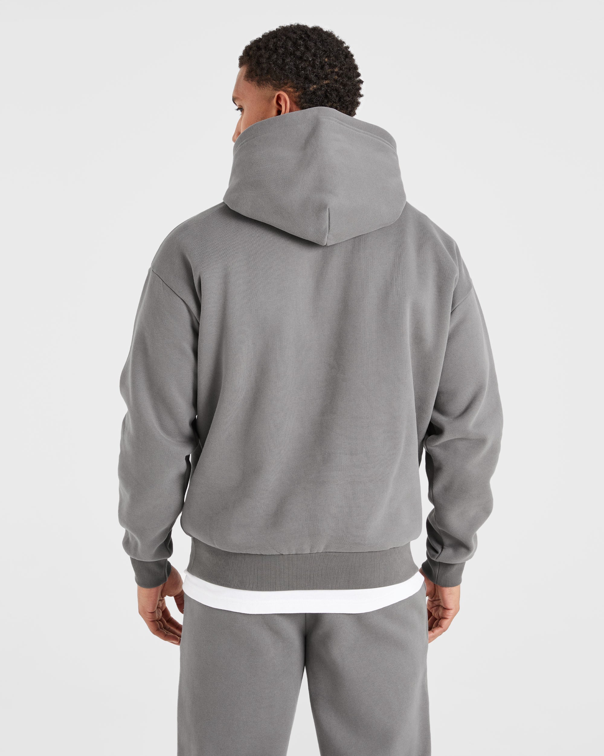Felpe con Cappuccio Etch - Grigio Acciaio