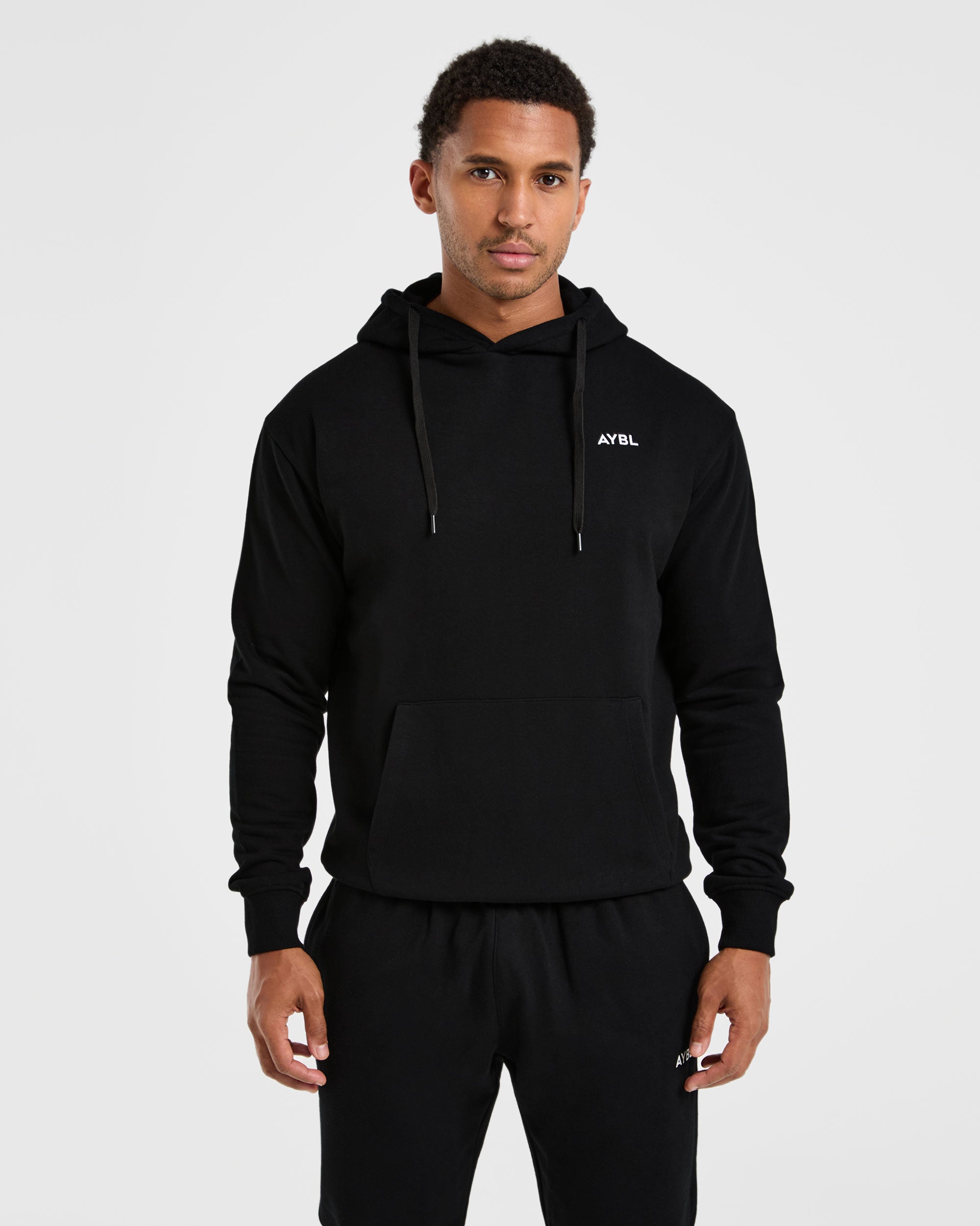 Essential Lightweight Hoodie - Nero