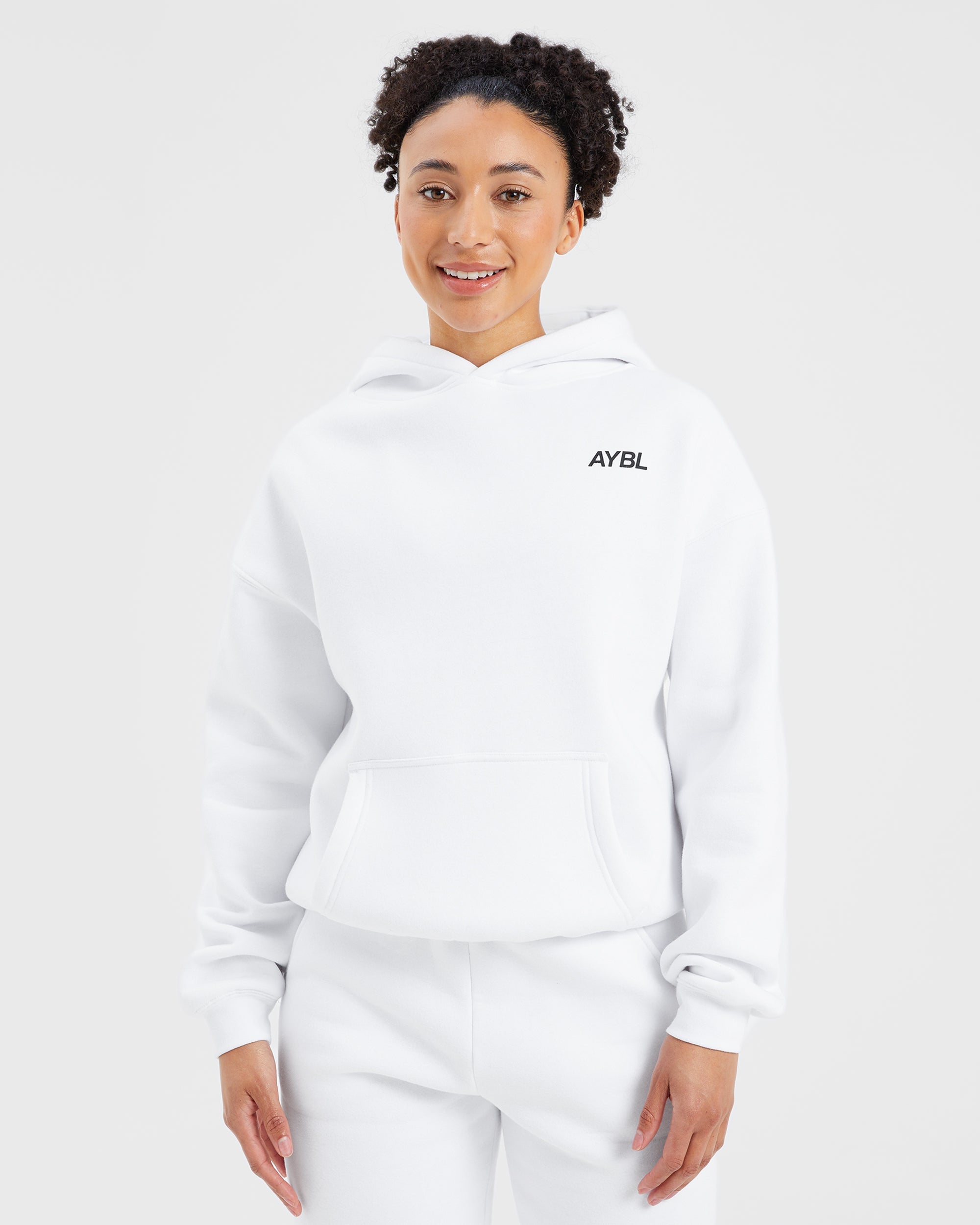 AYBL Sports Club Felpa Oversized - Bianco